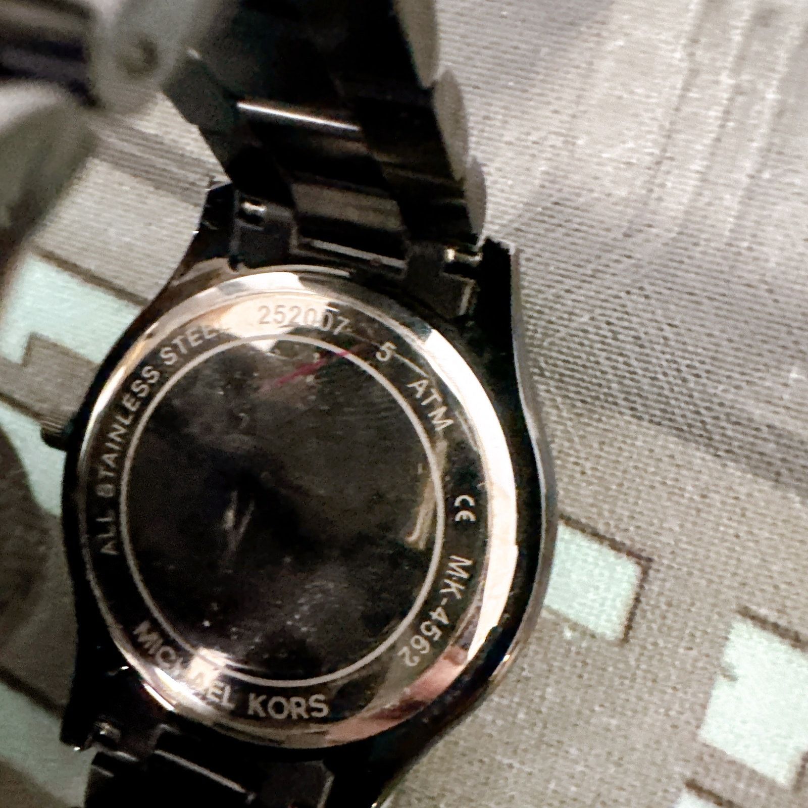 Michael Kors Michael Kors MK4562 Runway Quartz Black Watch Size ONE SIZE - 5 Thumbnail