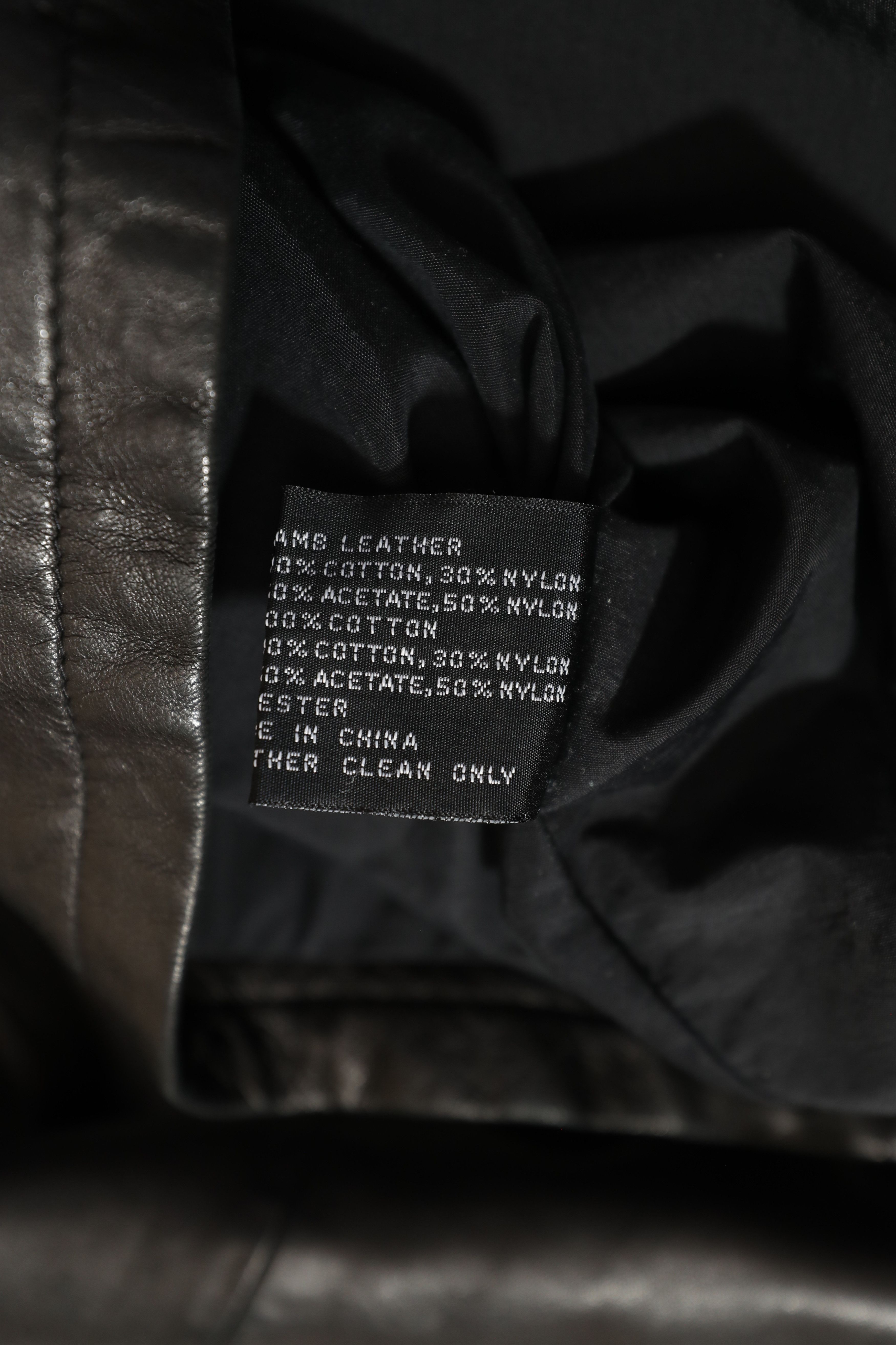 Overland Overland Vintage Black Leather Jacket (L) Size US L / EU 52-54 / 3 - 14 Thumbnail