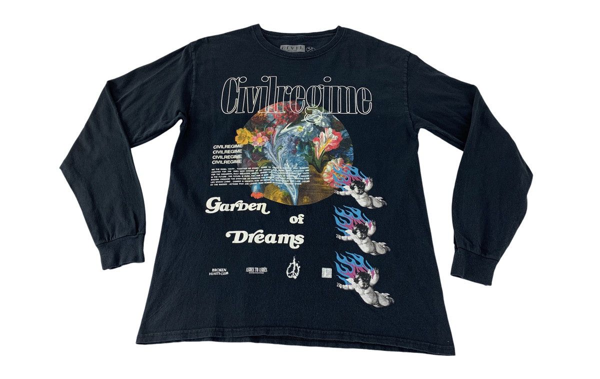Civil Regime Civil Regime Garden Of Green Floral Longsleeve Printed Tee Size US L / EU 52-54 / 3 - 1 Thumbnail