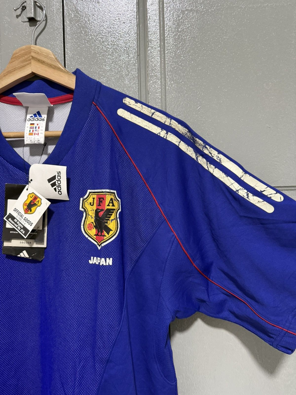 Adidas Vintage Adidas Japan 2002 World Cup Home Football Jersey NOS Size US L / EU 52-54 / 3 - 3 Thumbnail
