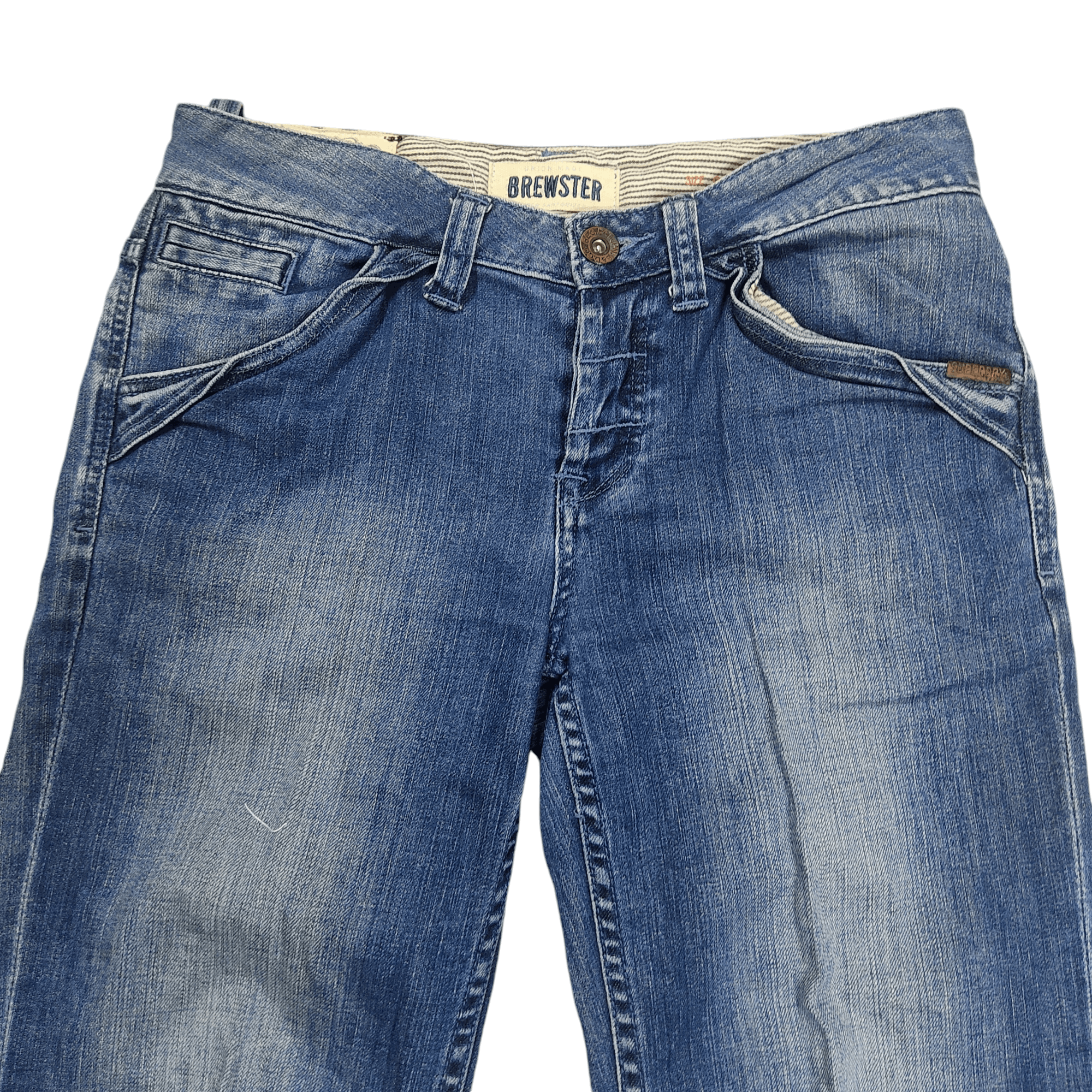 Japanese Brand × Superdry SUPERDRY Brewster Faded Denim Pants Size US 32 / EU 48 - 4 Thumbnail