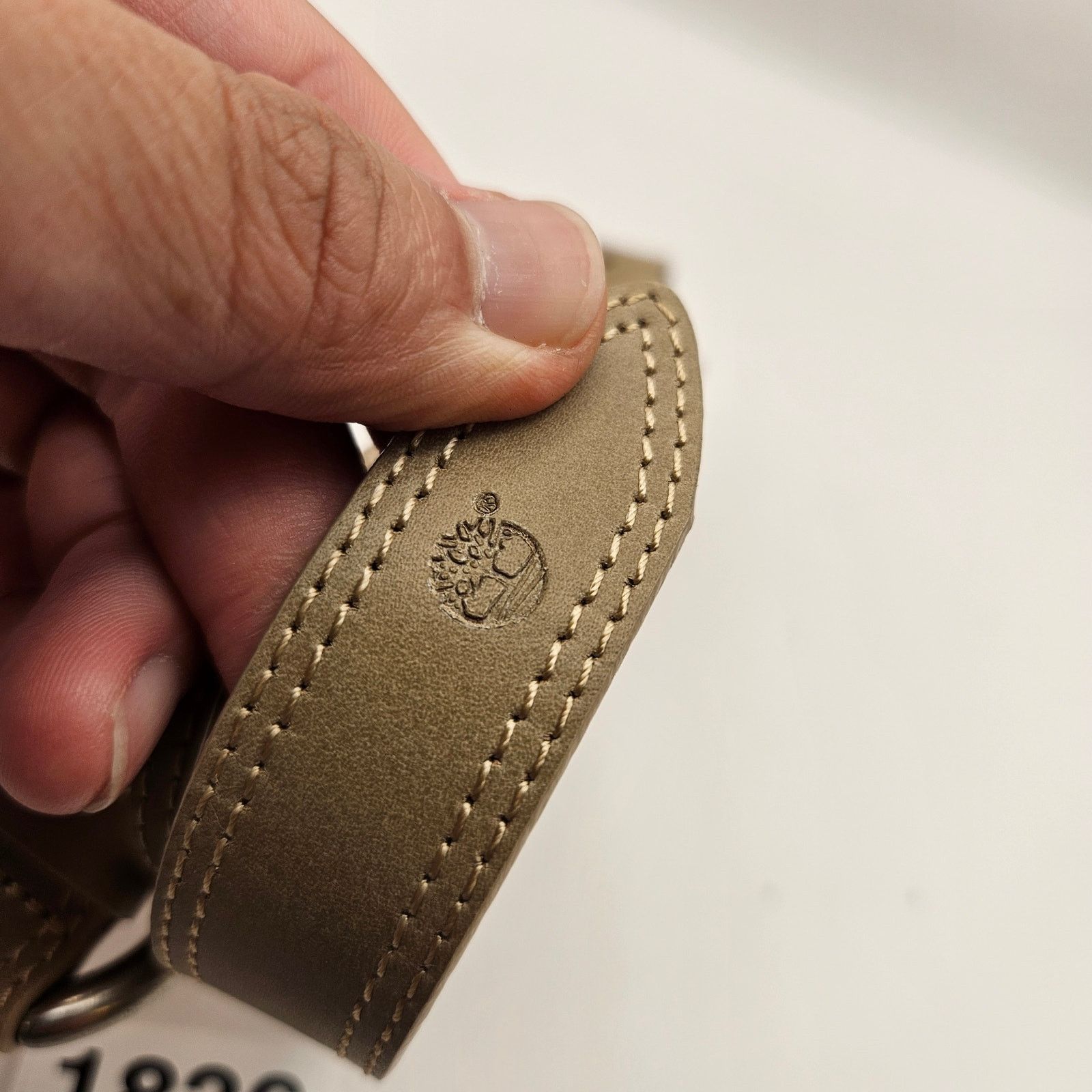 Timberland TIMBERLAND WOMEN'S L OVAL BUCKLE BELT BEIGE MADE IN ROMANIA Size ONE SIZE - 2 Thumbnail