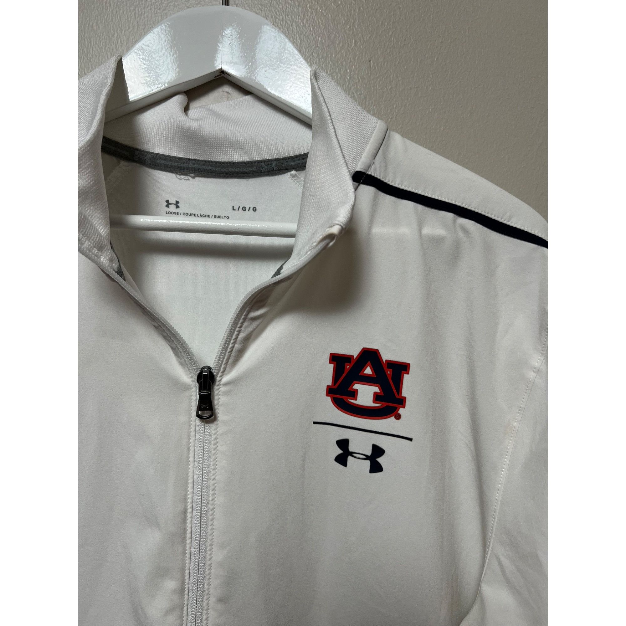 Under Armour Auburn Tigers 1/4 Zip Pullover - Size L