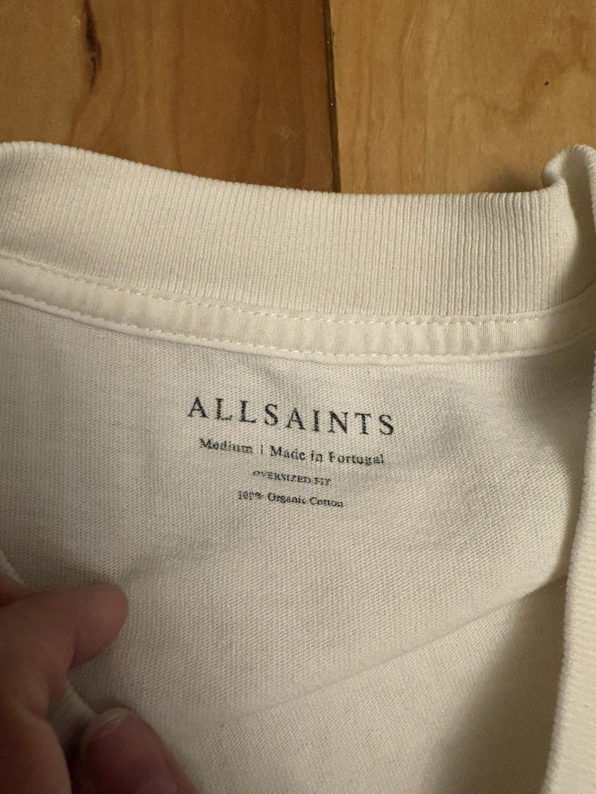 Allsaints White AllSaints t-shirt Size US M / EU 48-50 / 2 - 3 Thumbnail
