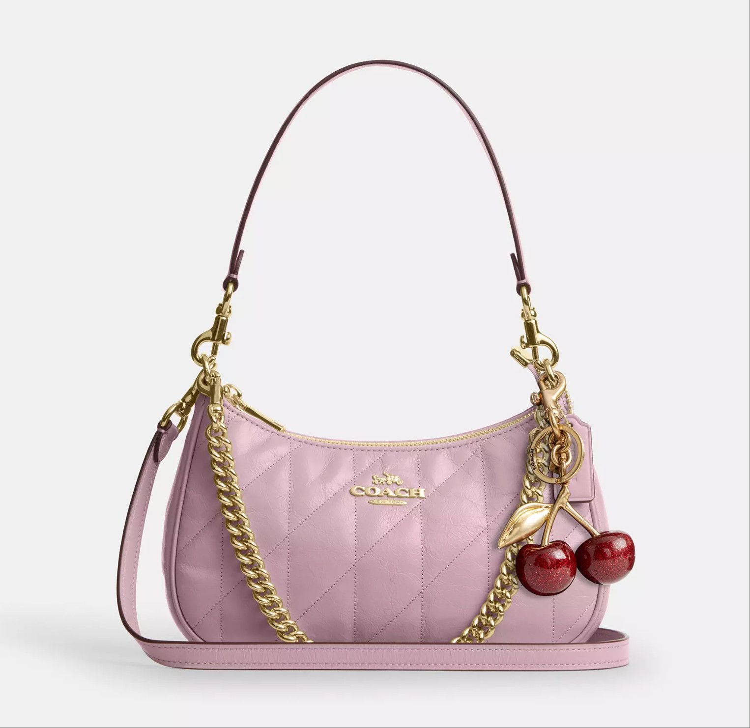 Coach NWT Coach Teri Shoulder Bag With Quilting CDY83 Size ONE SIZE - 14 Thumbnail