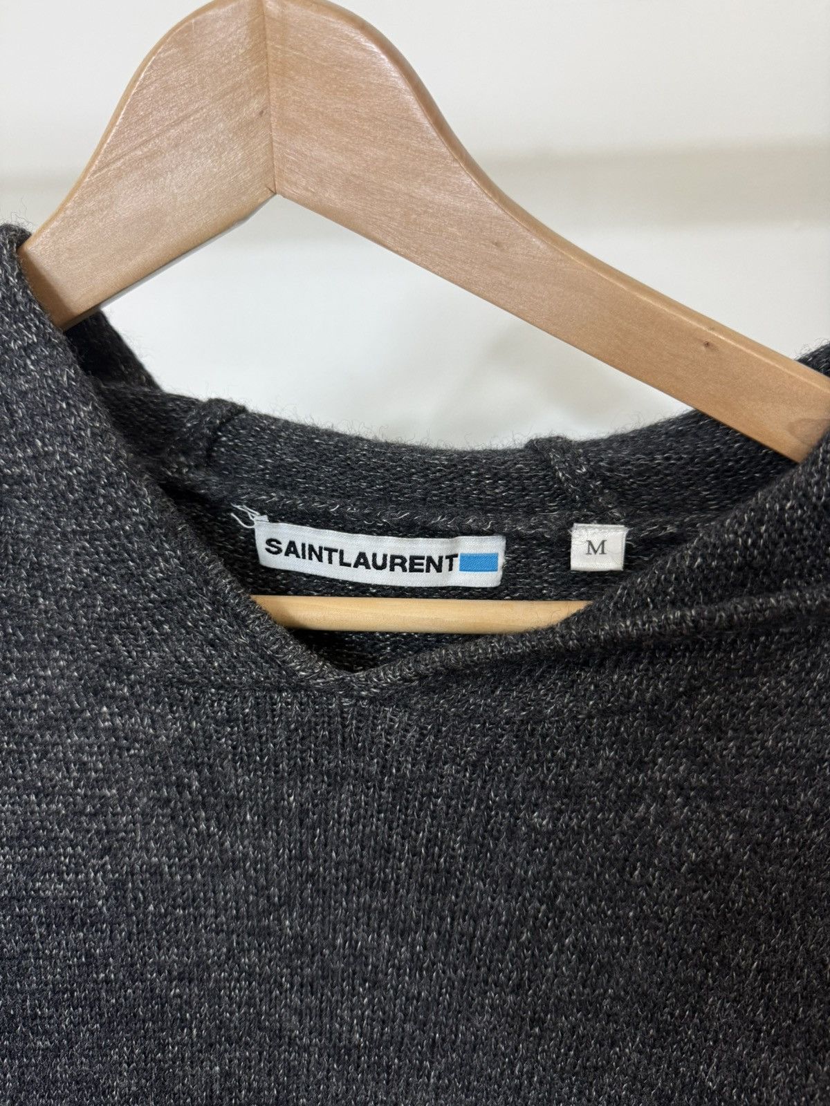 Saint Laurent Paris Saint Laurent Wool Hoodie Size US M / EU 48-50 / 2 - 4 Thumbnail