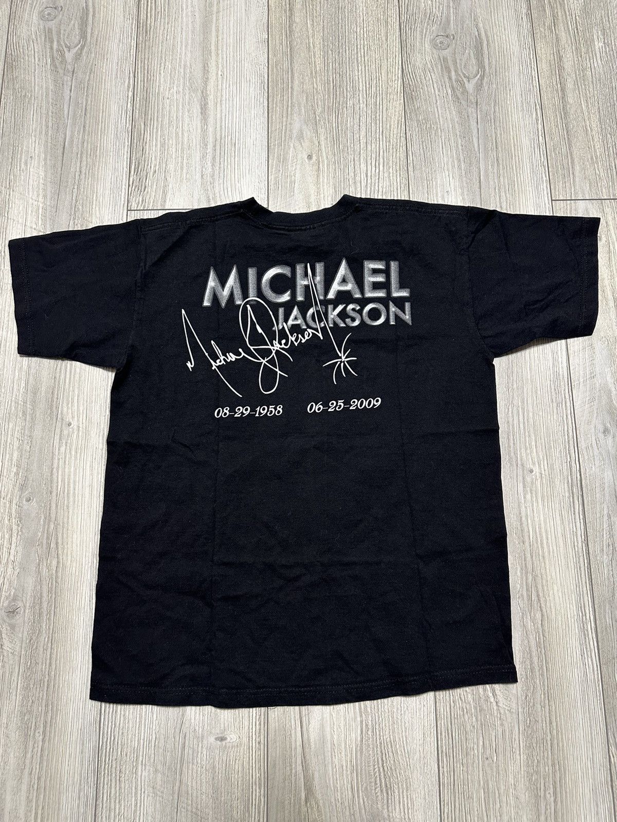 Band Tees Vintage 90s Michael Jackson Double Sided Pop Music Band Tee Size US M / EU 48-50 / 2 - 6 Thumbnail