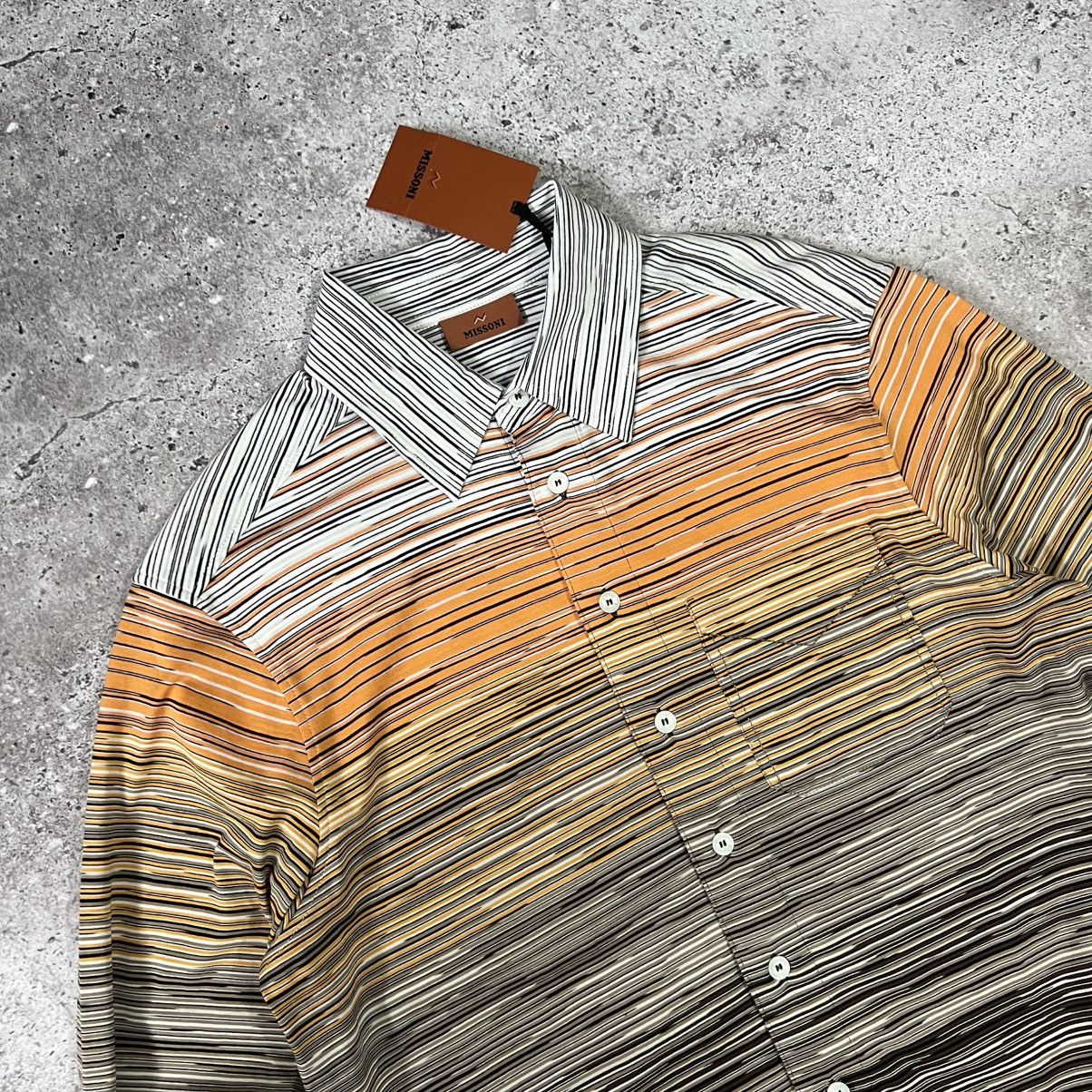 Missoni NWT Missoni Gradient Stripe Long Sleeve Shirt S (Fits M) Size US S / EU 44-46 / 1 - 2 Thumbnail