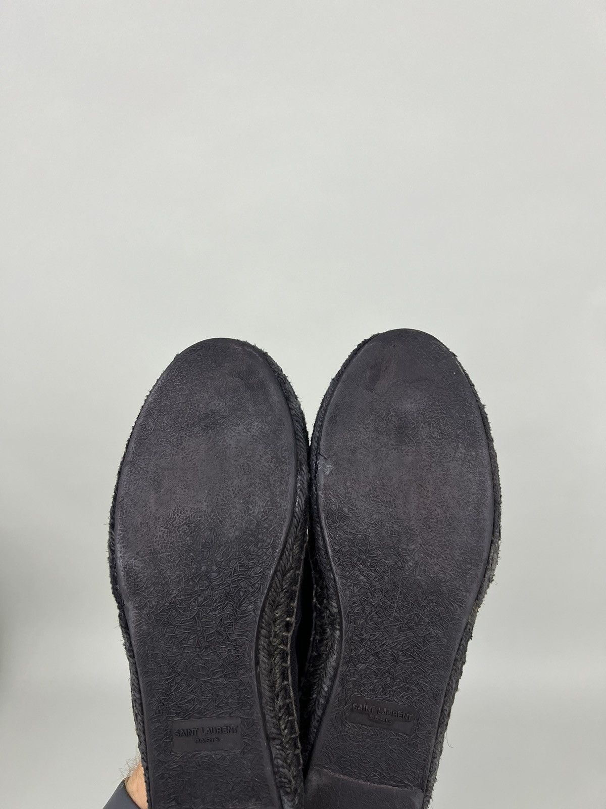 Saint Laurent Paris Saint Laurent Womens Espadrilles Black Size 37 Size US 7 / IT 37 - 12 Thumbnail