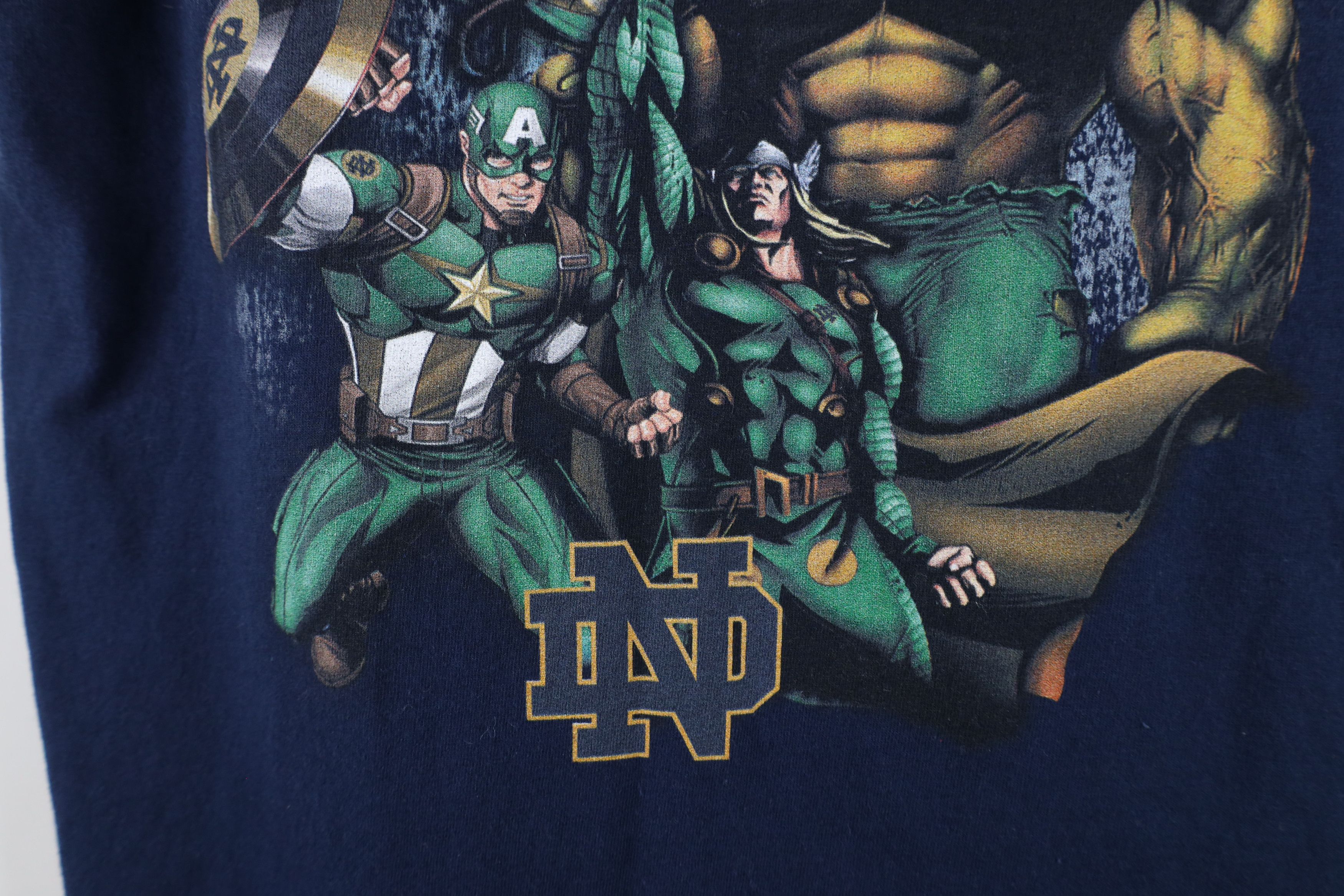 Vintage Vintage Dame University Superhero Football T-Shirt Blue Size US S / EU 44-46 / 1 - 7 Thumbnail