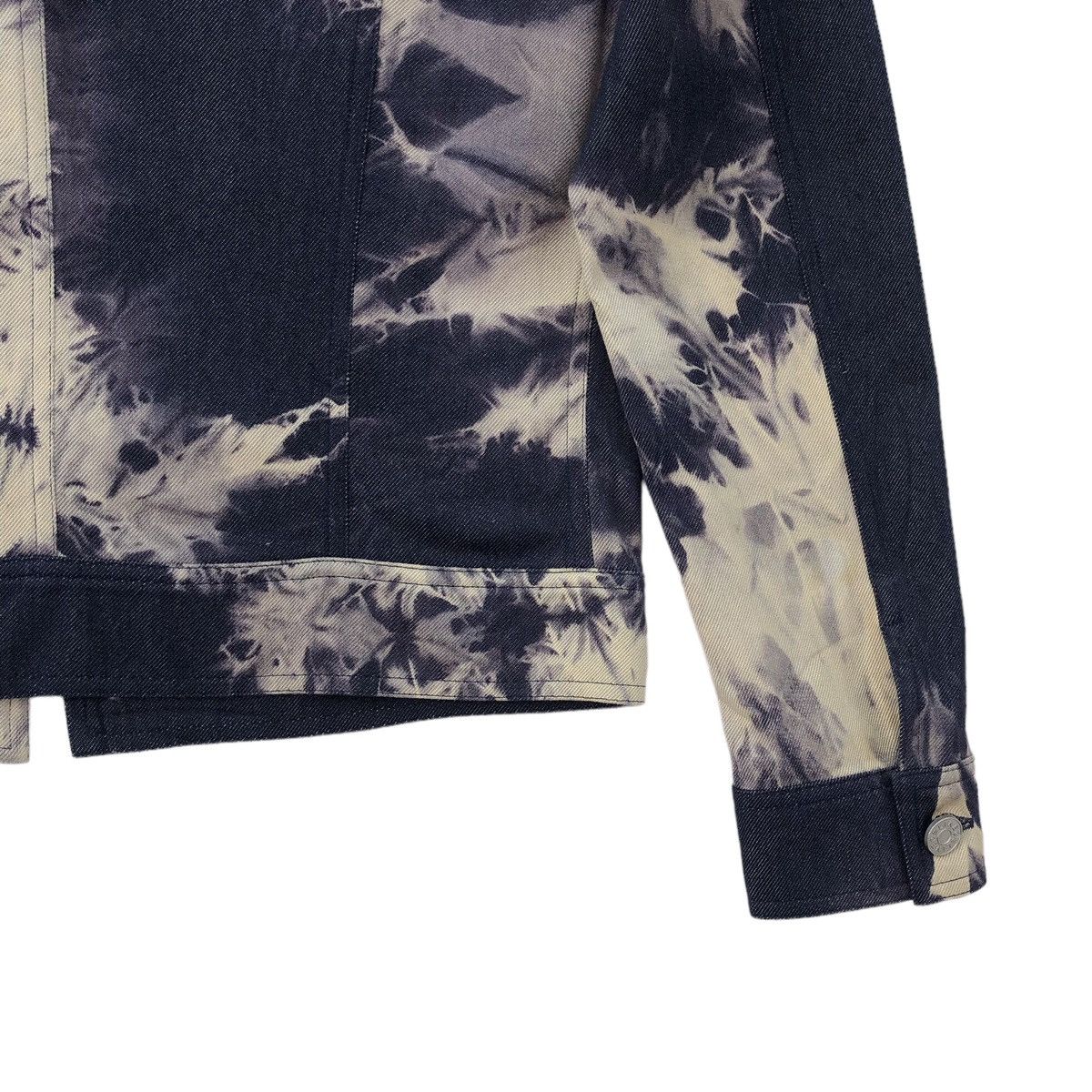 Celine Vintage CELINE SS2000 Denim Tie Dye Indigo Tucker Jacket Size M / US 6-8 / IT 42-44 - 13 Thumbnail