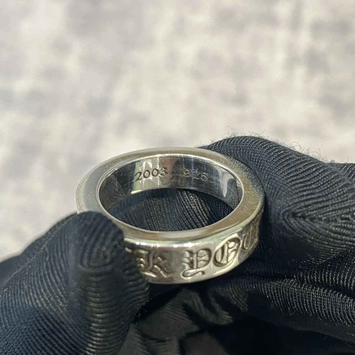 Chrome Hearts CHROME HEARTS Fuck You 6MM Space Ring Size ONE SIZE - 8 Thumbnail