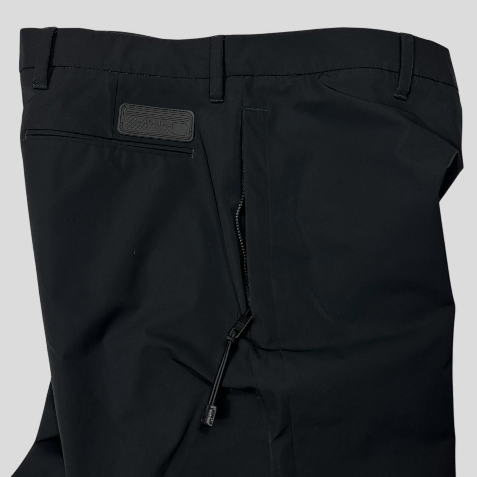 Prada Prada 2017 Race Logo Strap Gabardine Nylon Trousers - IT50 L Size US 34 / EU 50 - 4 Thumbnail