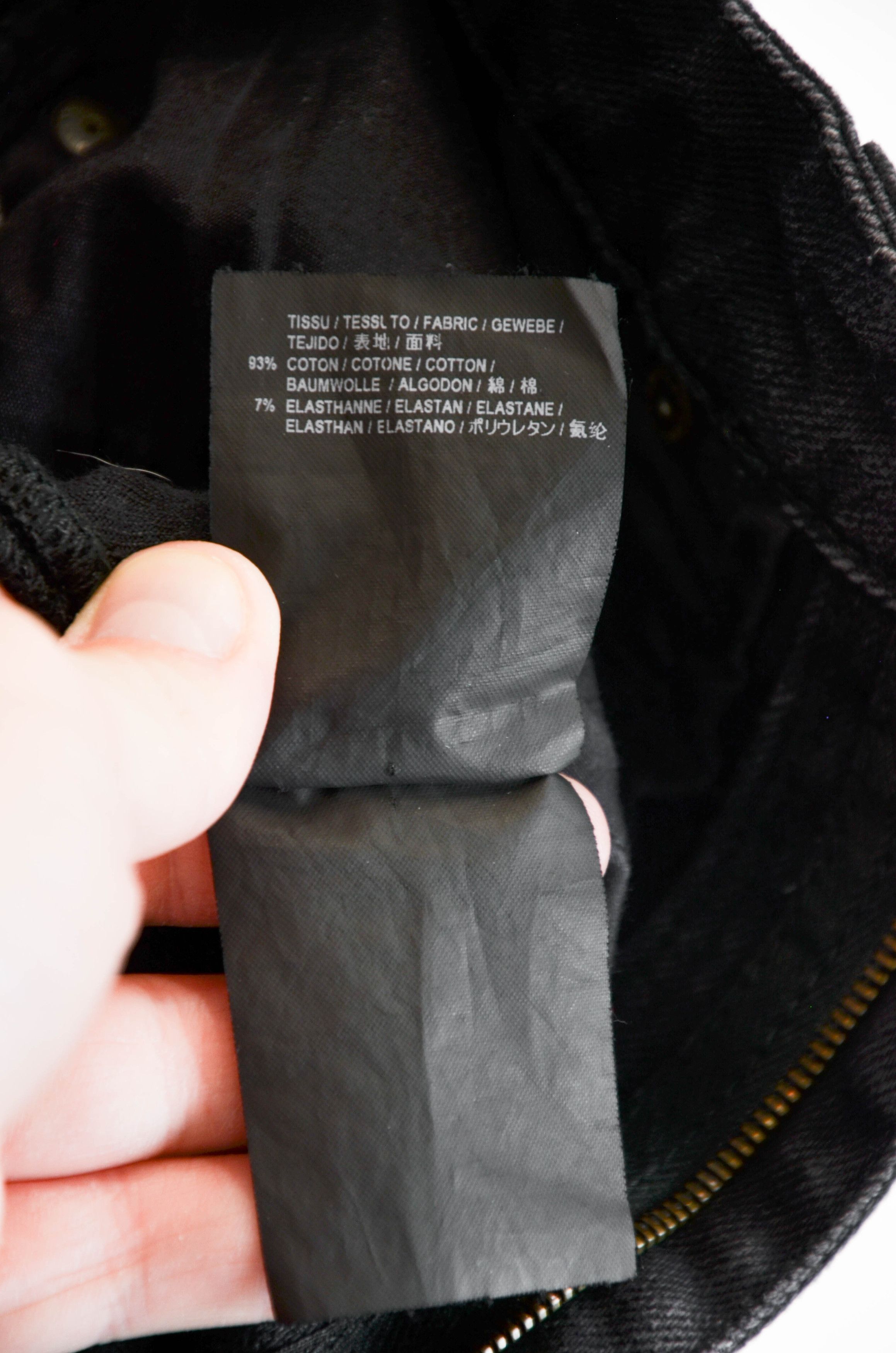 Saint Laurent Paris D04 Skinny Jeans Black - Size 28