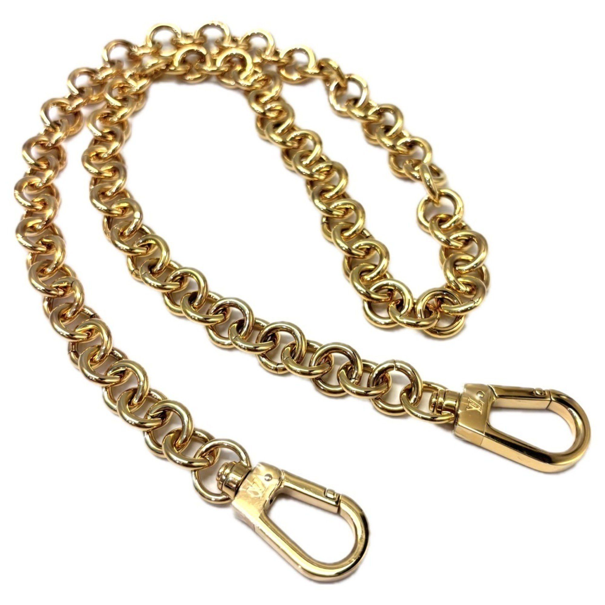 Louis Vuitton Louis Vuitton Bag Charm Shoulder Strap Gold LOUIS VUITTON Size ONE SIZE - 1 Thumbnail