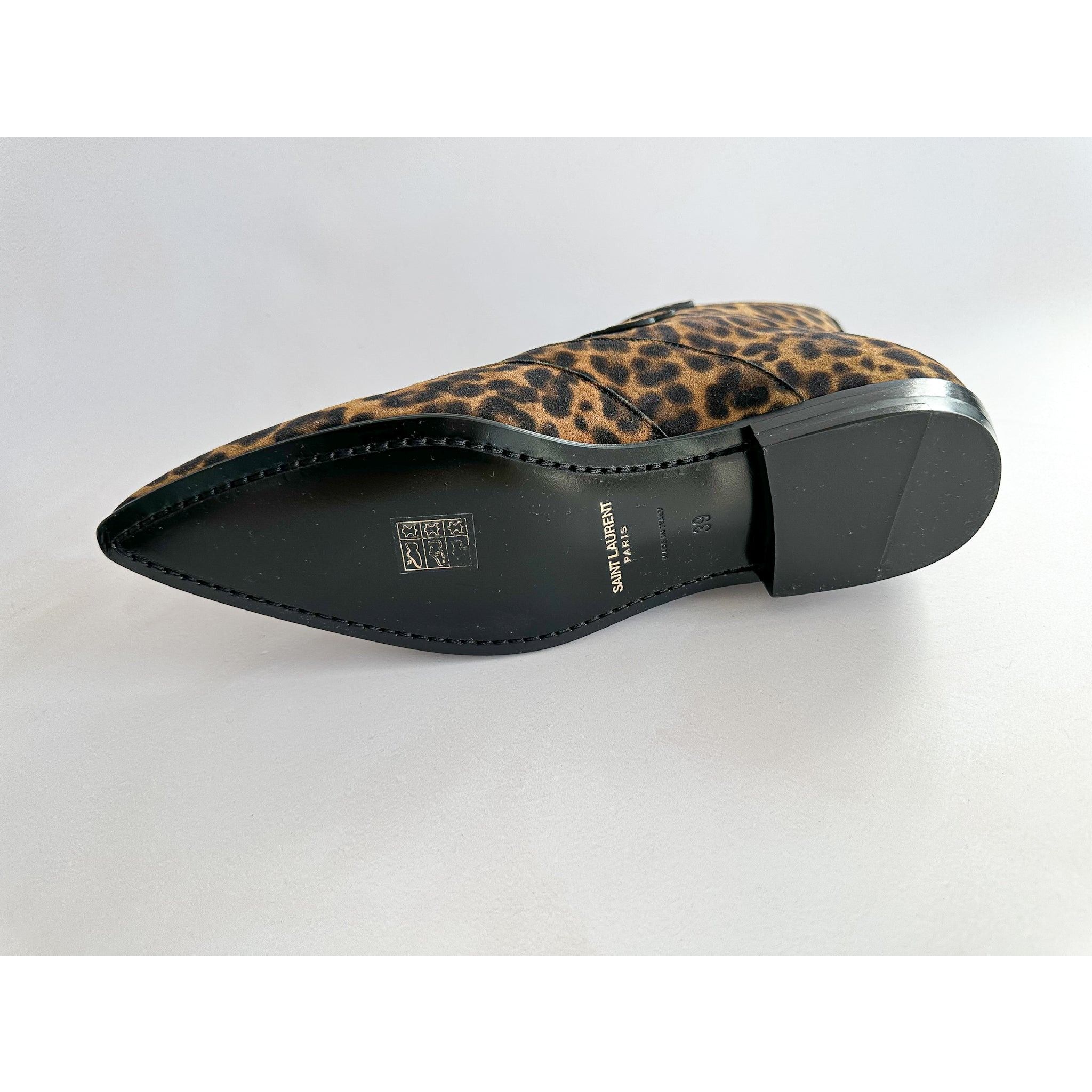 Saint Laurent Paris Saint Laurent Stan Boots in Leopard Print Suede Size US 6 / EU 39 - 9 Thumbnail