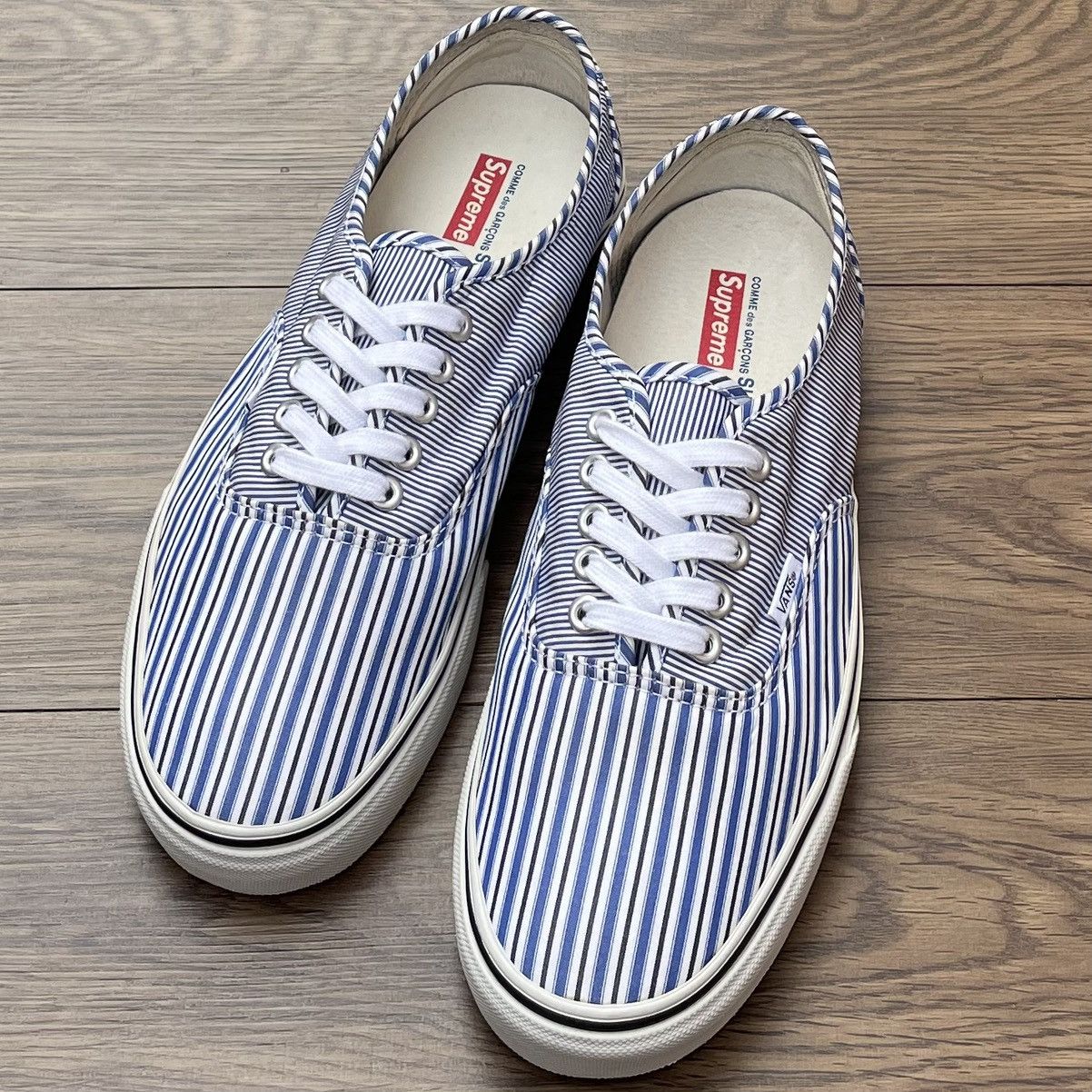 Vans x supreme x cdg discount