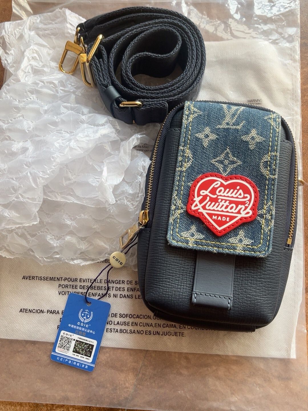 Louis Vuitton LV x NIGO Denim Crossbody Bag Size ONE SIZE - 1 Thumbnail