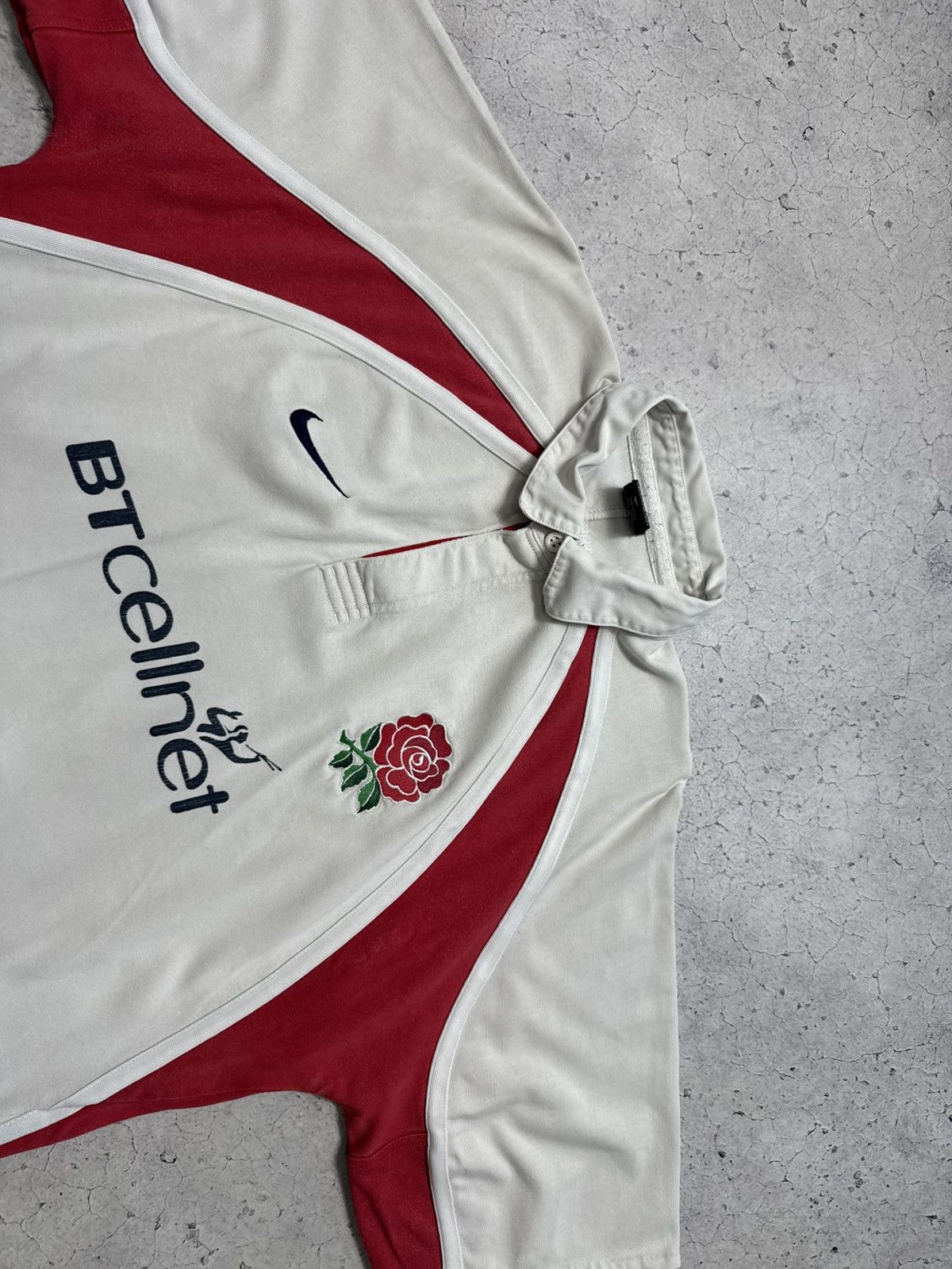 Nike × Vintage Nike England Rugby League Vintage 90’s Polo Shirt Btcellnet Size US L / EU 52-54 / 3 - 5 Thumbnail