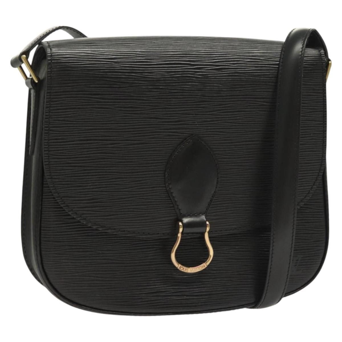 Louis Vuitton LOUIS VUITTON Epi Saint Cloud GM Shoulder Bag Black Noir Size ONE SIZE - 1 Thumbnail