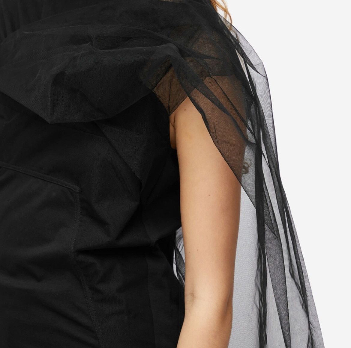 Rick Owens Rick Owens Tulle Cape T-Shirt Size XS / US 0-2 / IT 36-38 - 3 Thumbnail