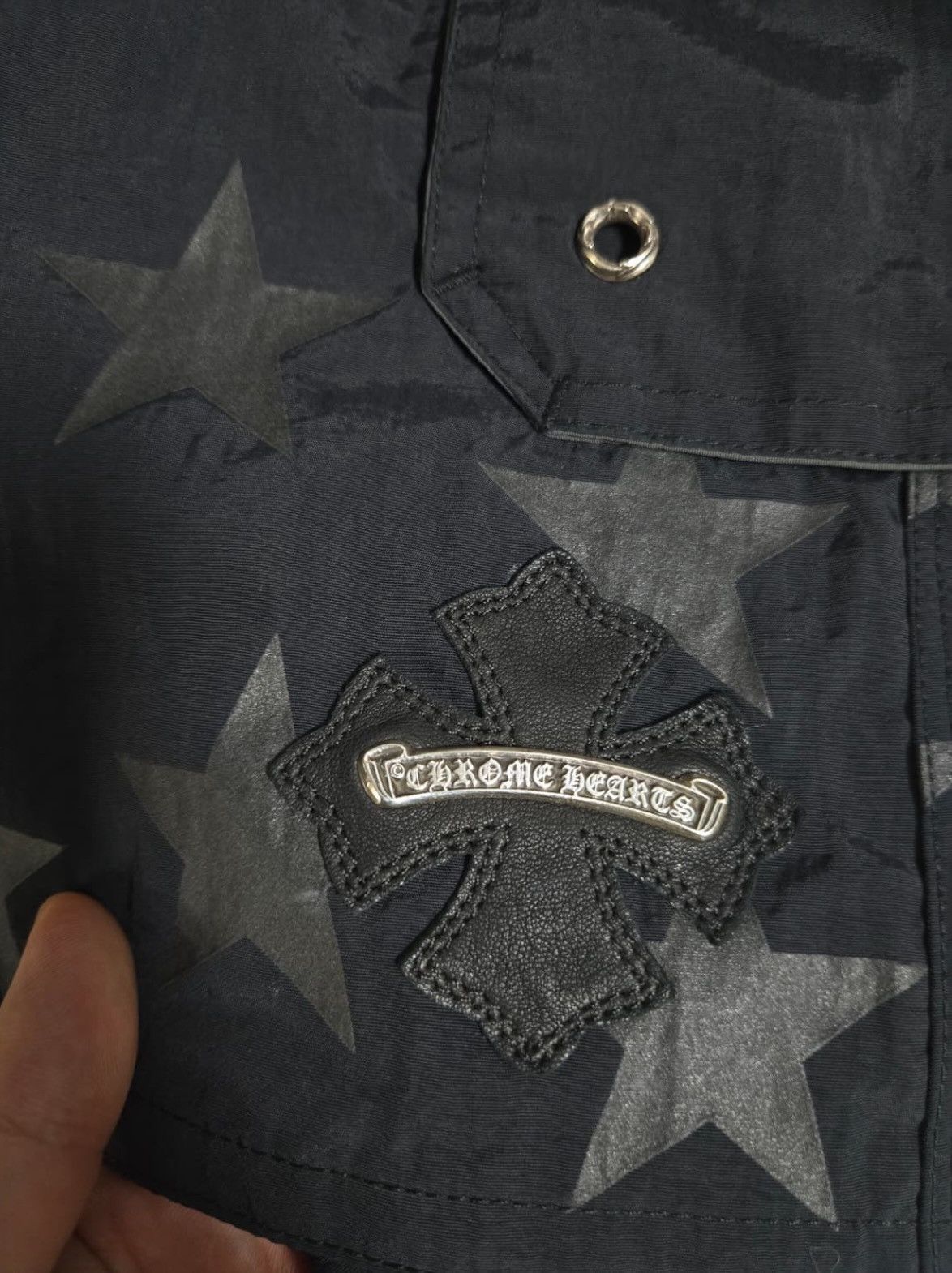 Chrome Hearts *rare* Plus Cross Patch Star Board Shorts Size US 32 / EU 48 - 4 Thumbnail
