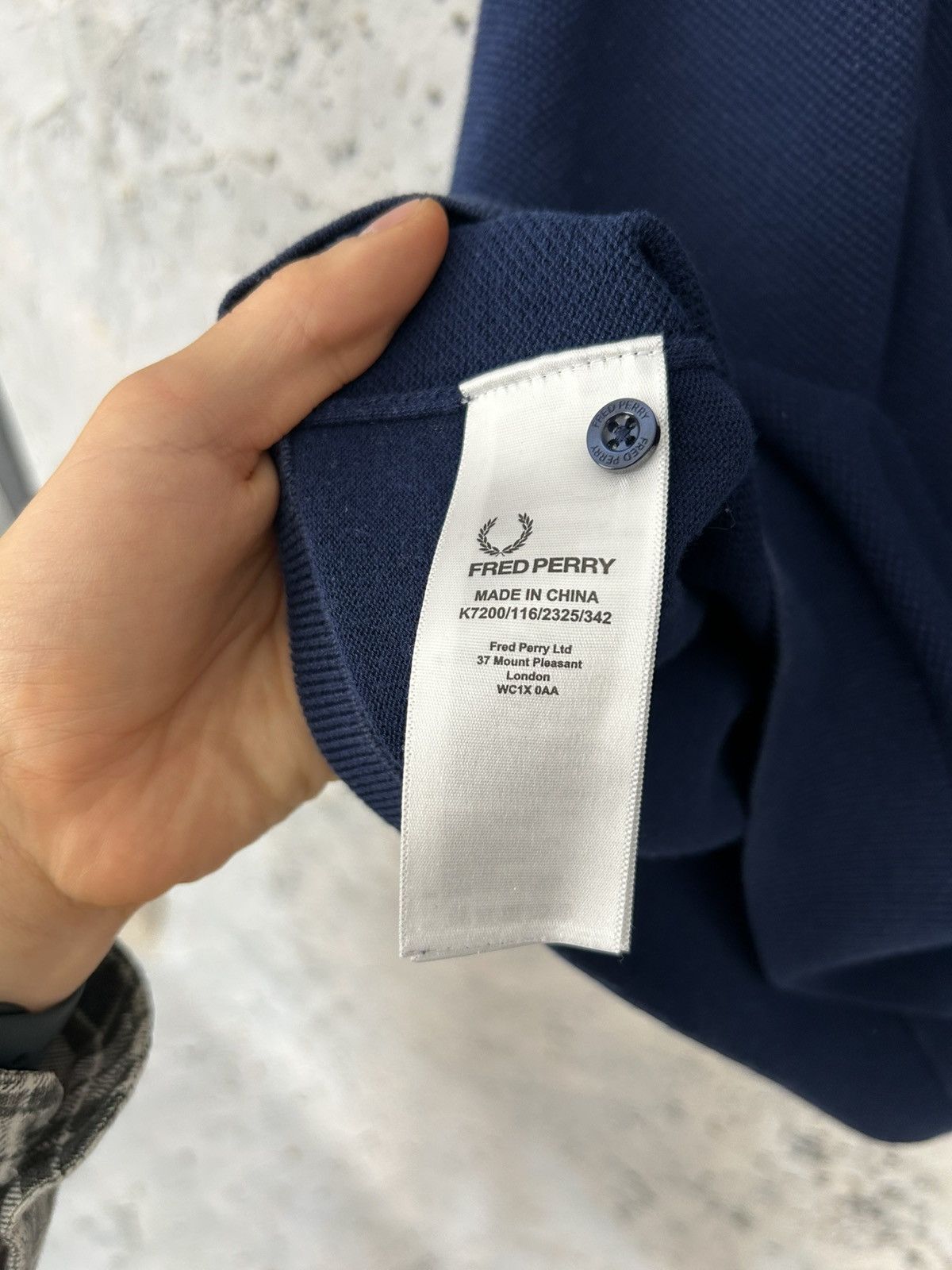 Fred Perry Fred Perry Navy Polo Tee Streetwear Luxury Classic Basic Size US XL / EU 56 / 4 - 5 Thumbnail
