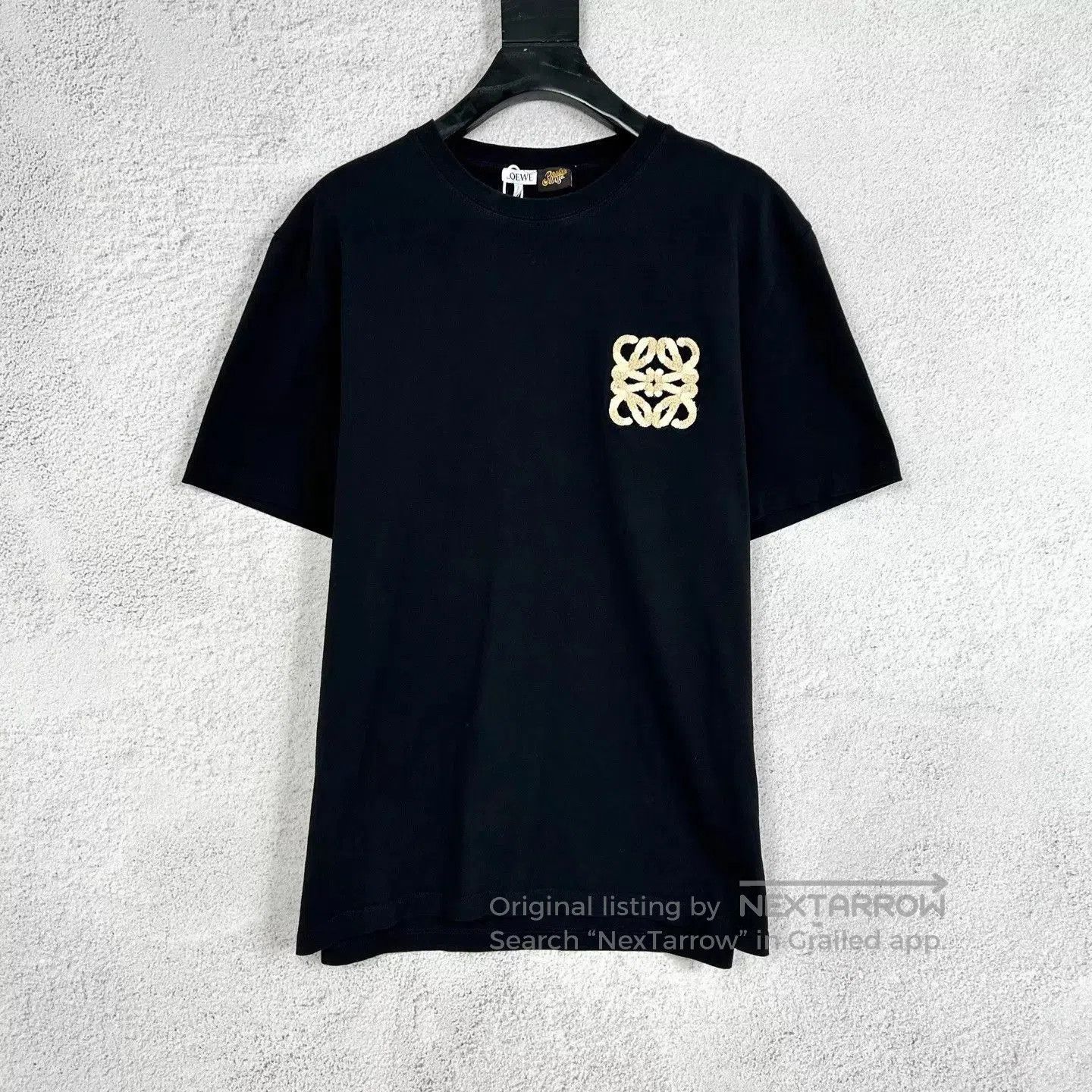 Louis Vuitton Black Short Sleeve Shirt with Gold Embroidered Design. Size US M / EU 48-50 / 2 - 1 Thumbnail