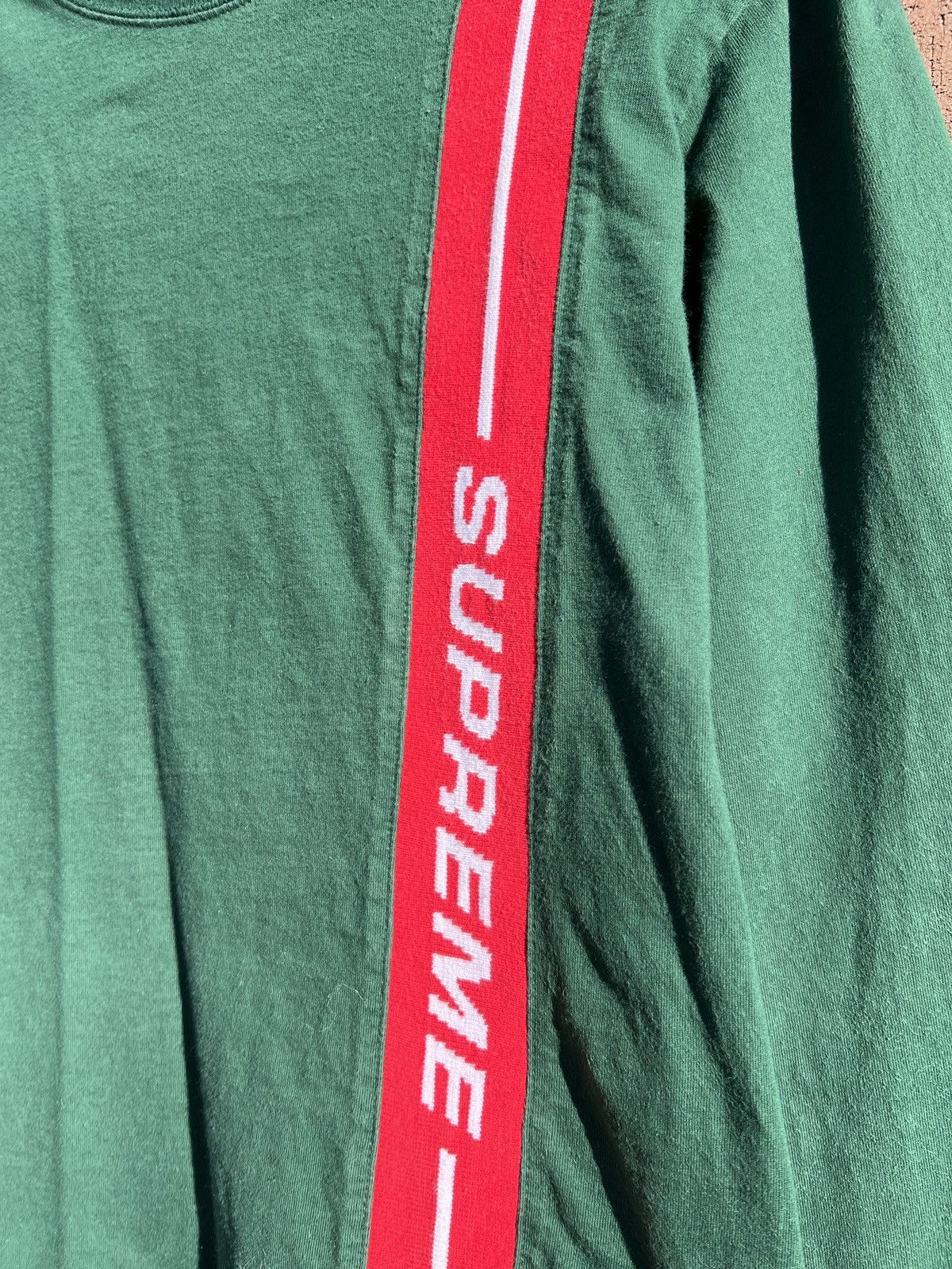 Supreme Supreme FW18 Vertical Logo Stripe Longsleeve Size US S / EU 44-46 / 1 - 5 Thumbnail