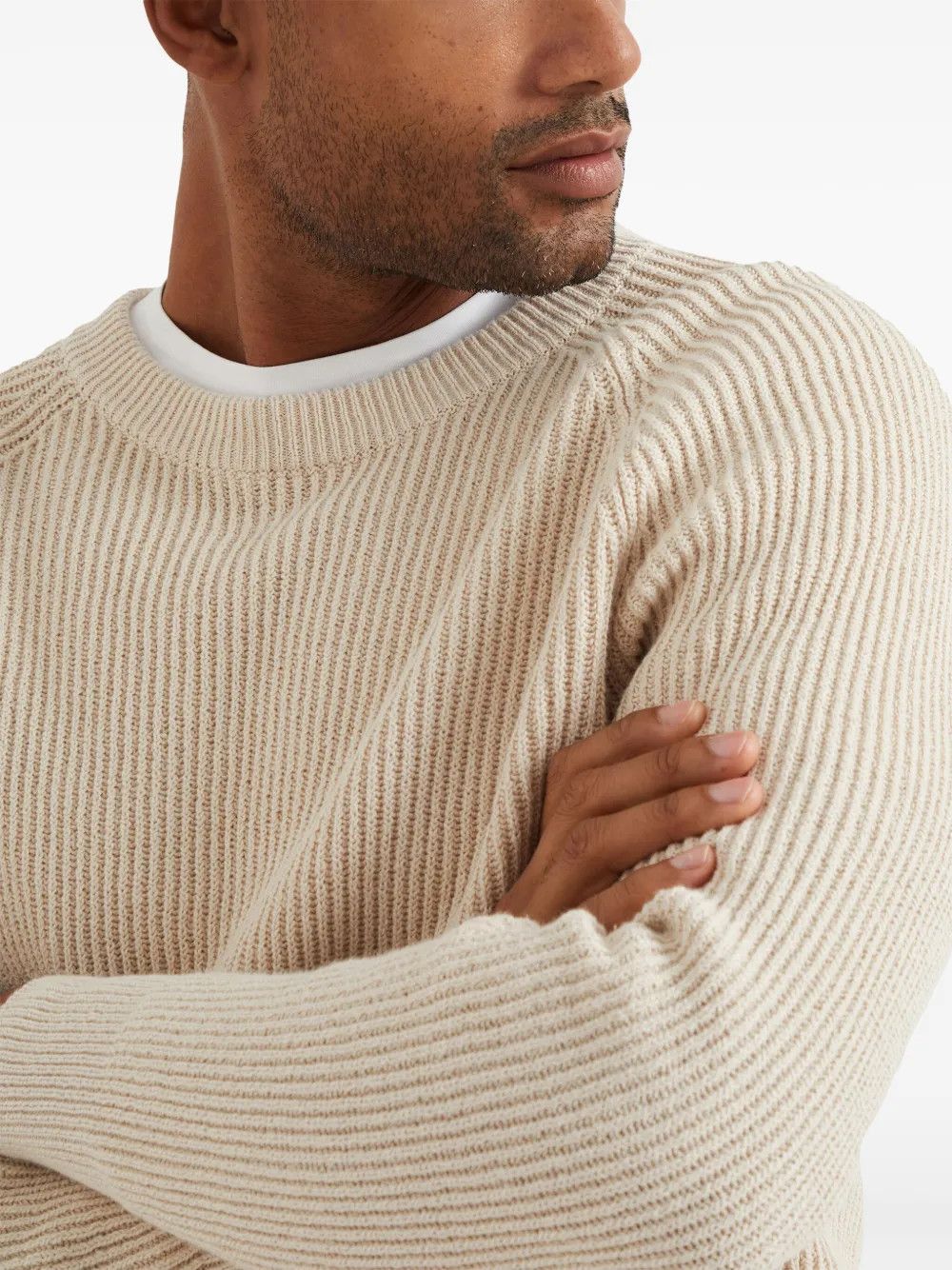 Brunello Cucinelli Sweater in Dark Brown Size US L / EU 52-54 / 3 - 4 Thumbnail