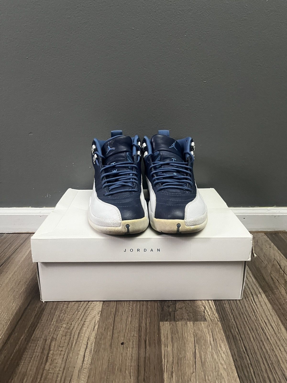 Jordan Brand Jordan 12 Indigo Size US 8.5 / EU 41-42 - 1 Thumbnail