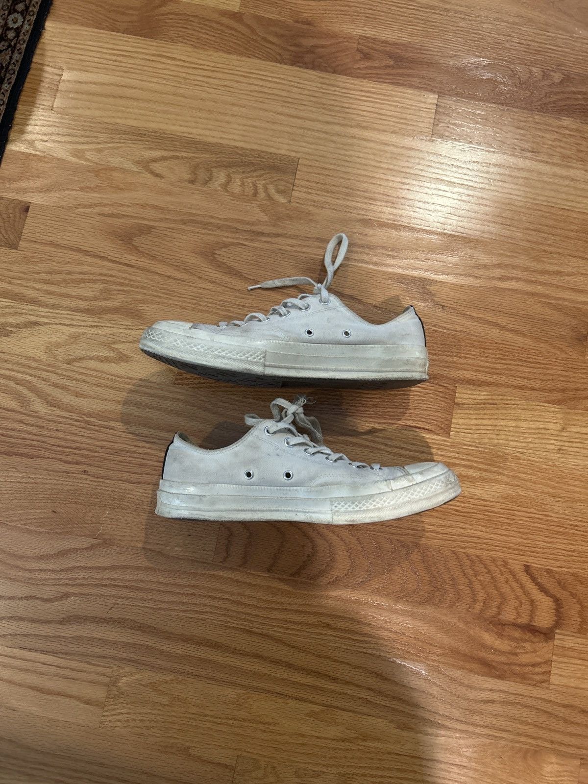 Comme des Garcons × Converse NEED GONE CDG Converse Low White size 9 Size US 9 / EU 42 - 2 Thumbnail
