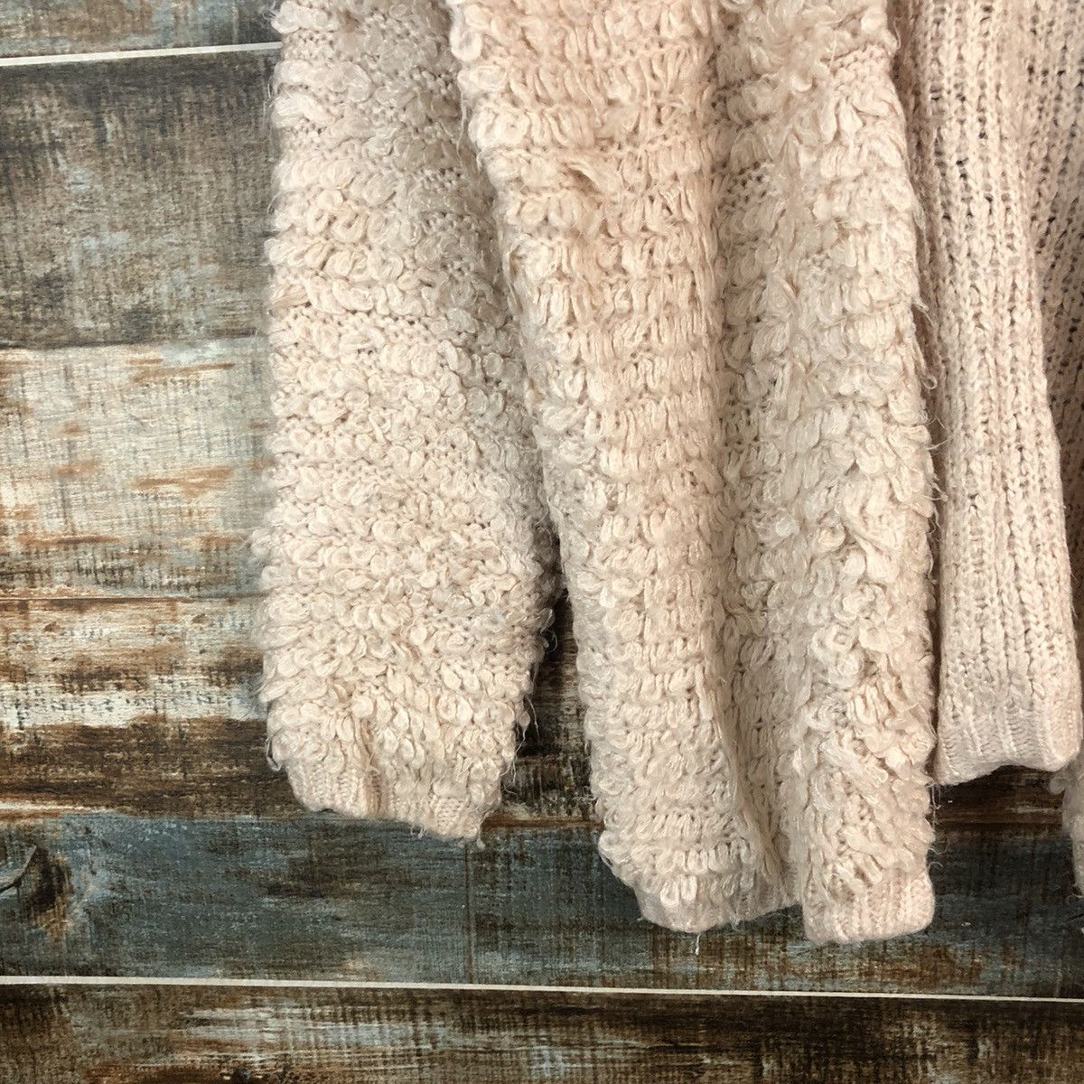 Homespun Knitwear × Japanese Brand Glacier Pink Mohair Cardigan shaggy vintage Knitwear #A2351 Size M / US 6-8 / IT 42-44 - 7 Thumbnail