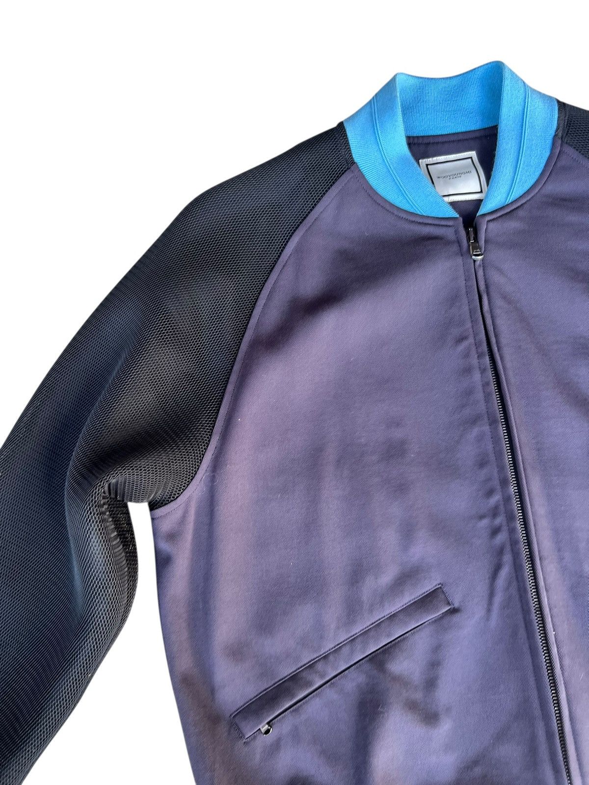 Wooyoungmi Wooyoungmi Paris Mesh Sleeve Wool Bomber Jacket Size US M / EU 48-50 / 2 - 7 Thumbnail