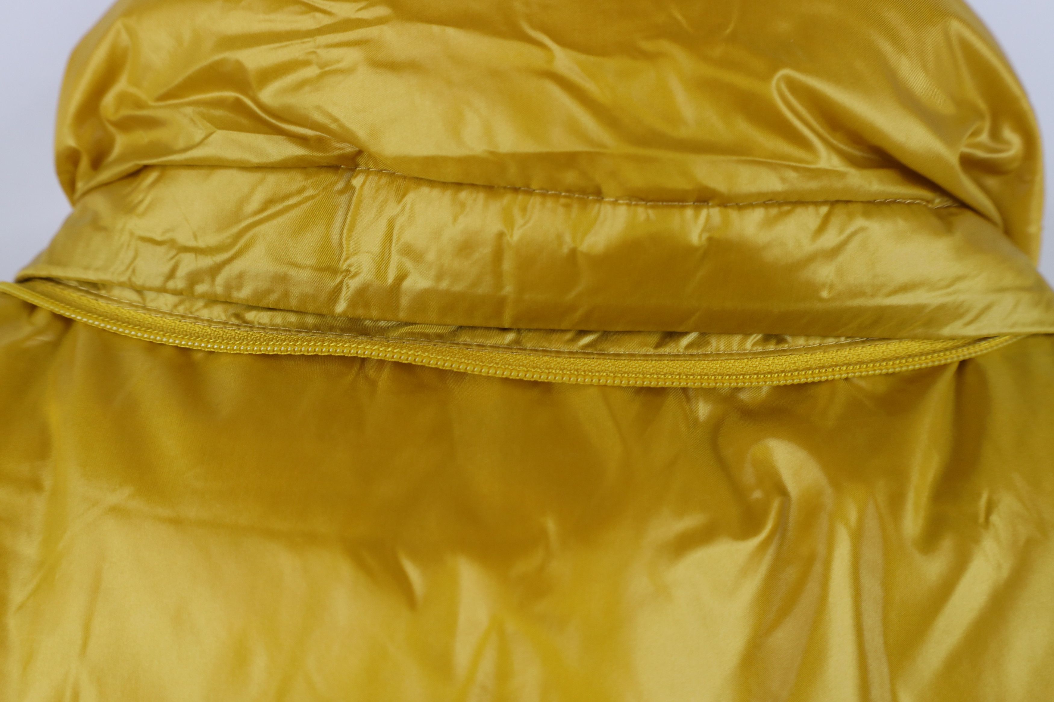 Athleta × Vintage Athleta Lofty Duck Down Full Zip Puffer Vest Jacket Gold Size M / US 6-8 / IT 42-44 - 9 Thumbnail