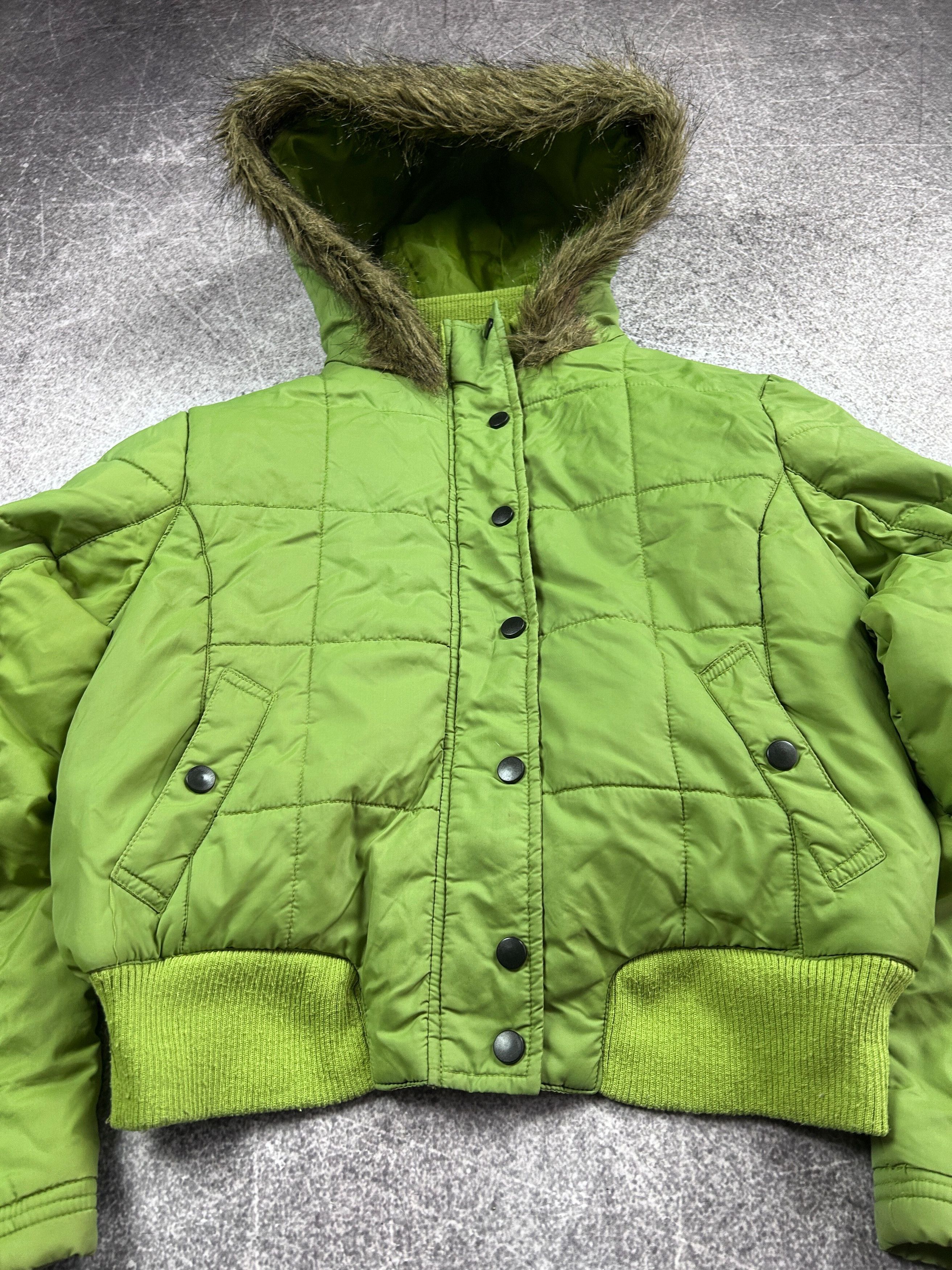 Vintage VTG If Six Was Nine Style Puffer Bomber Jacket Fur Hood Size US M / EU 48-50 / 2 - 4 Thumbnail