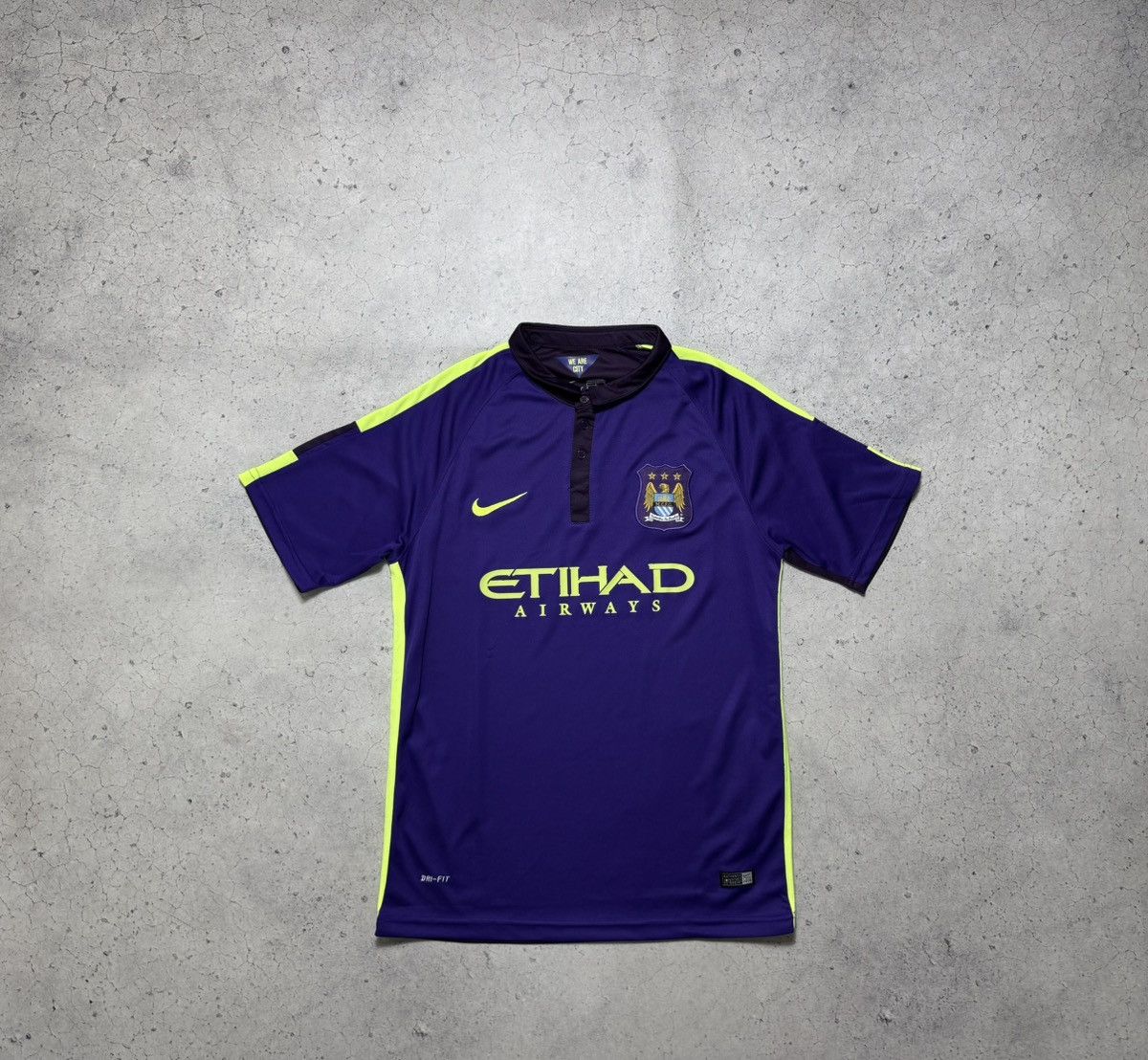 Nike Nike FC Manchester City 2014/2015 Soccer Jersey Vintage Size US L / EU 52-54 / 3 - 1 Thumbnail