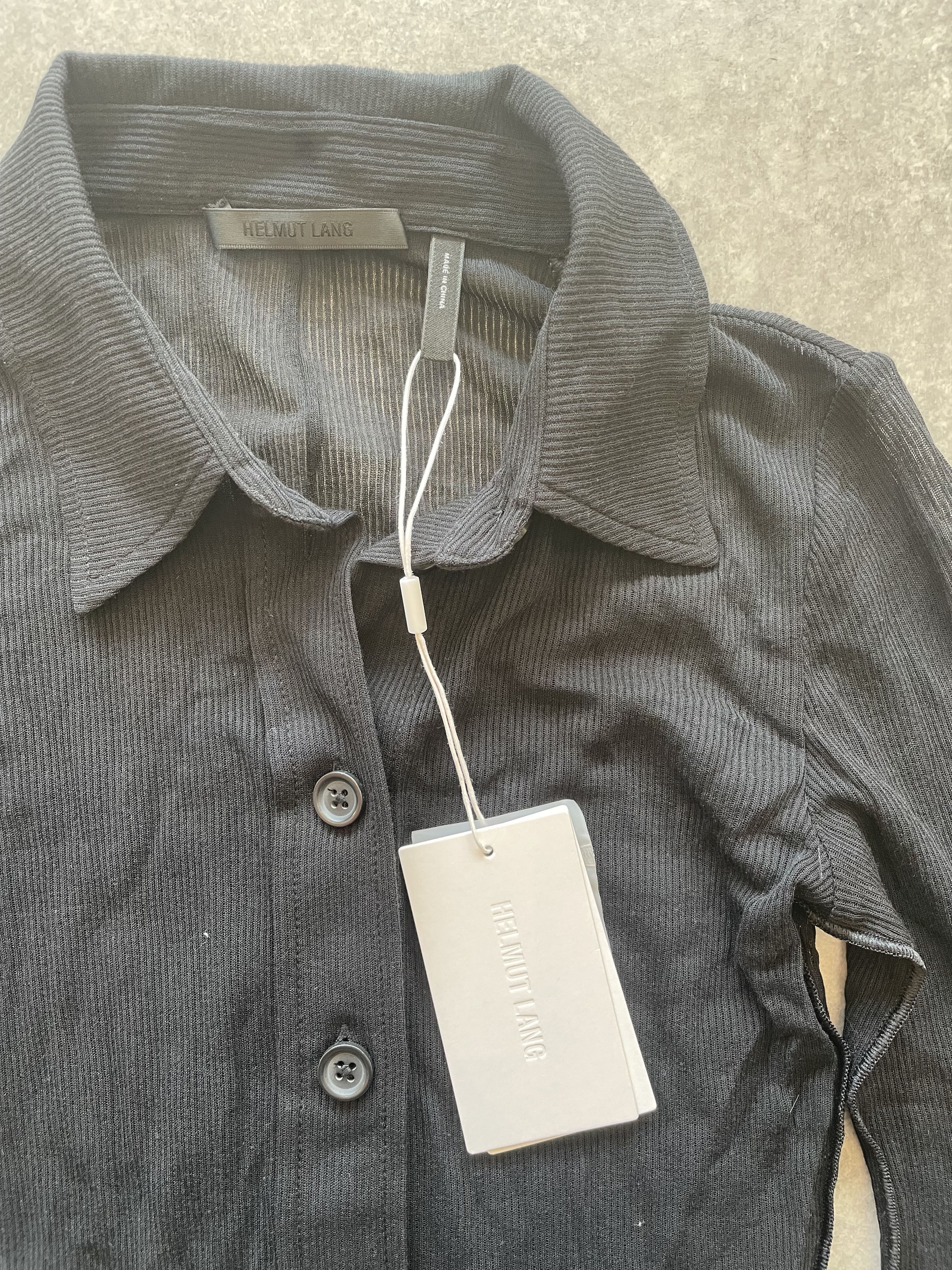 Helmut Lang Helmut Lang - Sheer Rib Shirt Size XS / US 0-2 / IT 36-38 - 3 Thumbnail