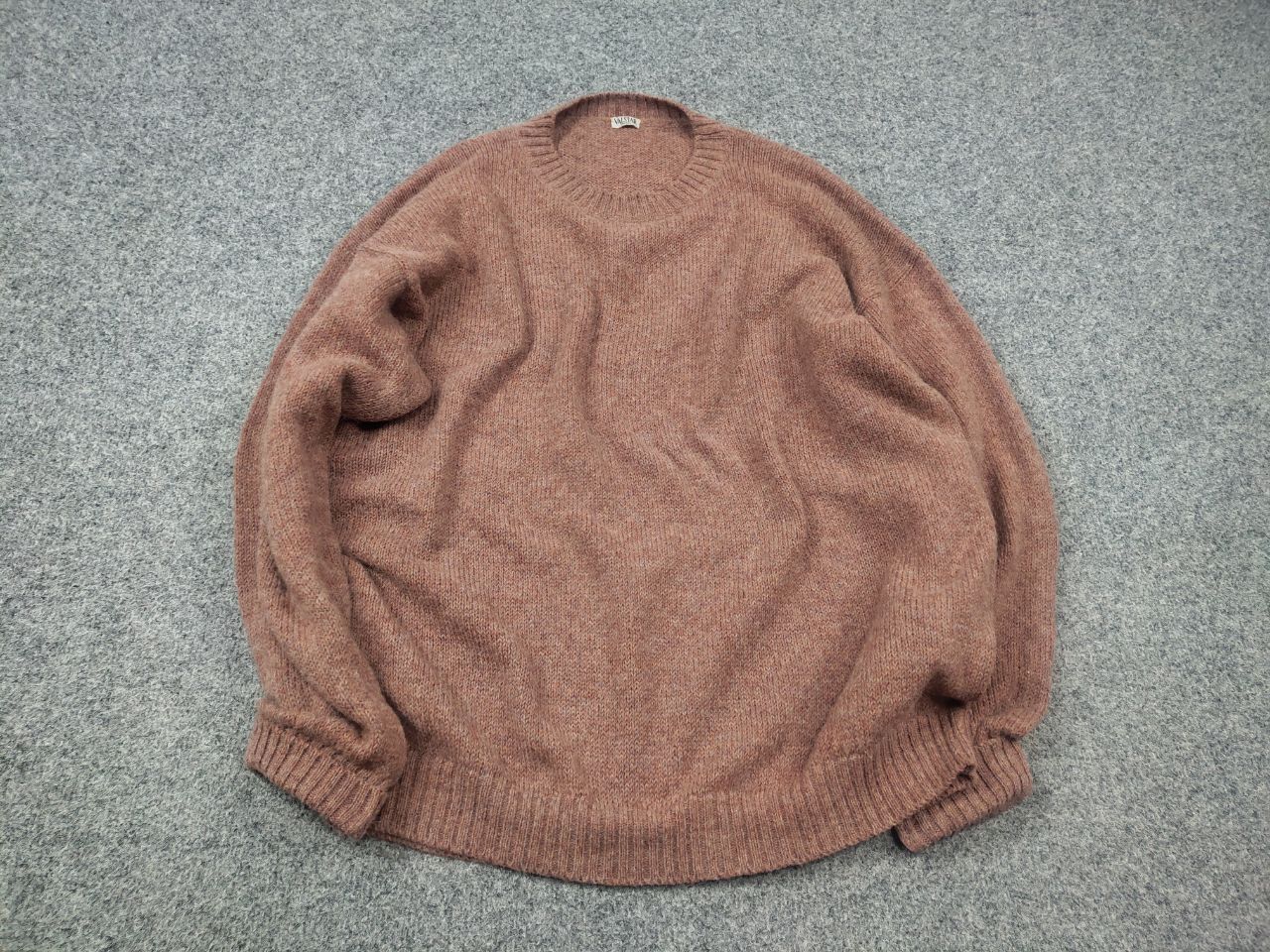 Rare Valstar Milano Vintage Crew check Alpaca Knit Sweater