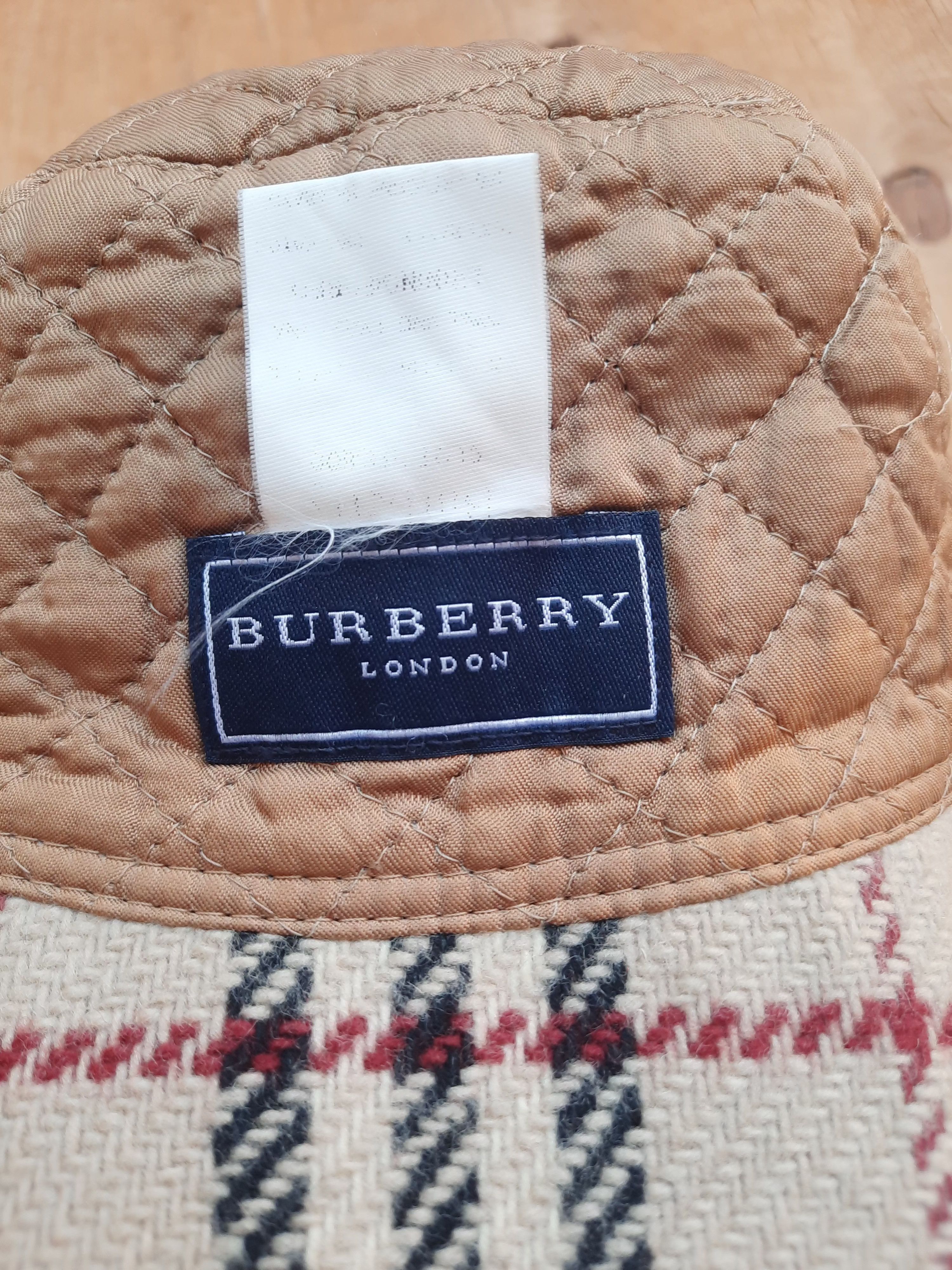 Burberry Burberry London Classic Nova Check Wool Bucket Hat Size ONE SIZE - 7 Thumbnail