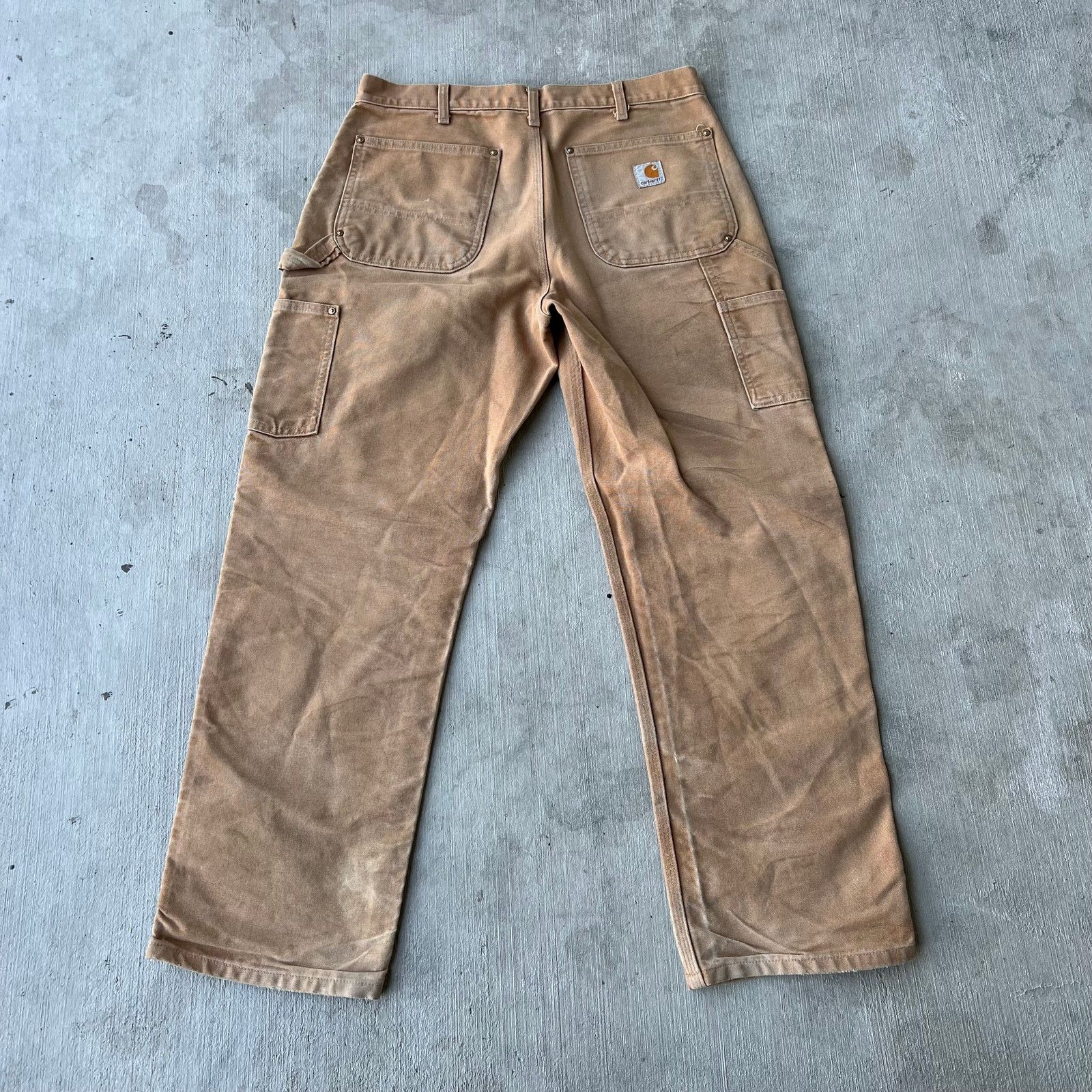 Carhartt × Vintage Carhartt brown double knee work wear carpenter pants Size US 32 / EU 48 - 5 Thumbnail