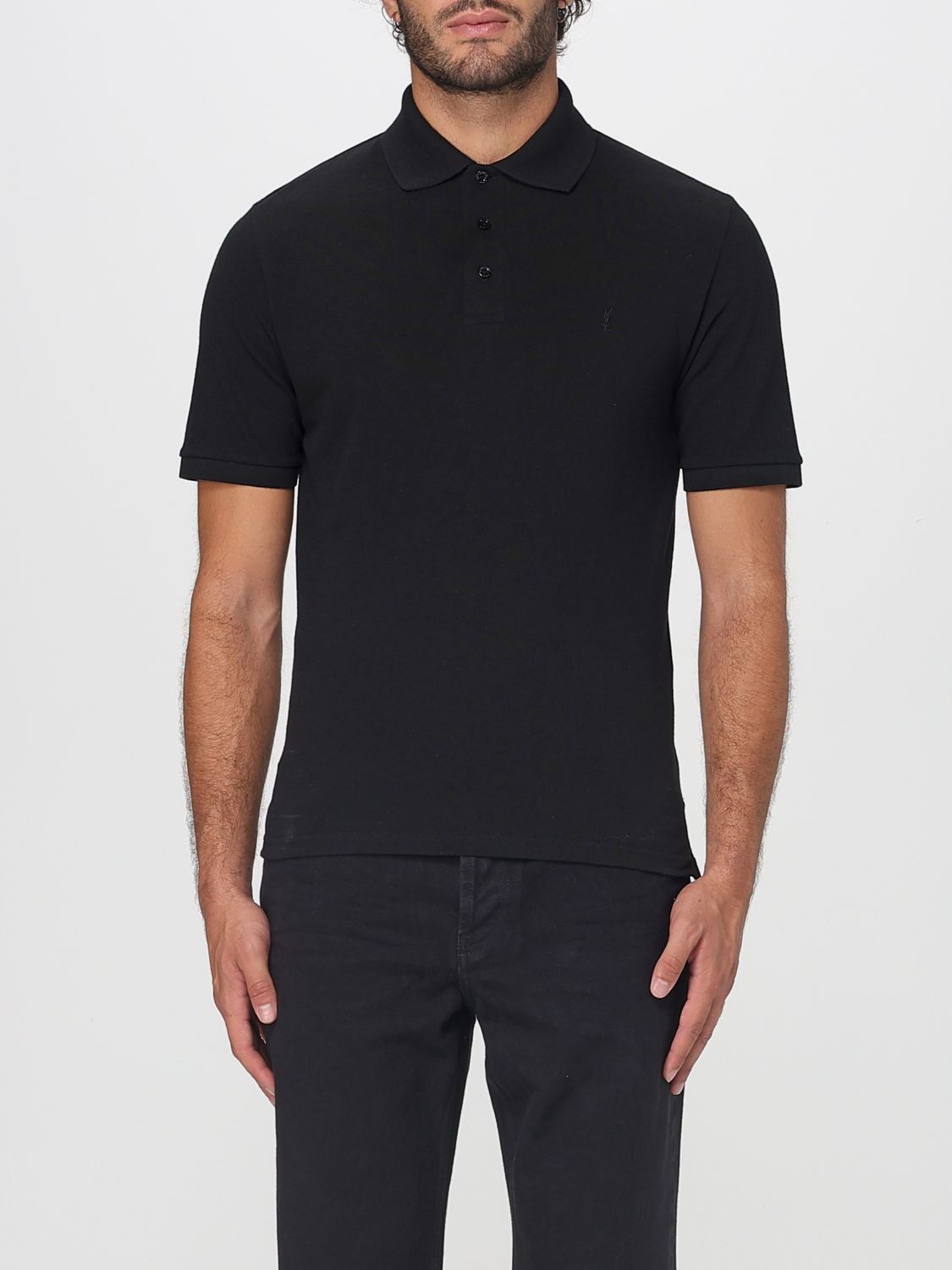 Saint Laurent Paris Saint Laurent Polo Shirt Men Black Size US XL / EU 56 / 4 - 1 Thumbnail