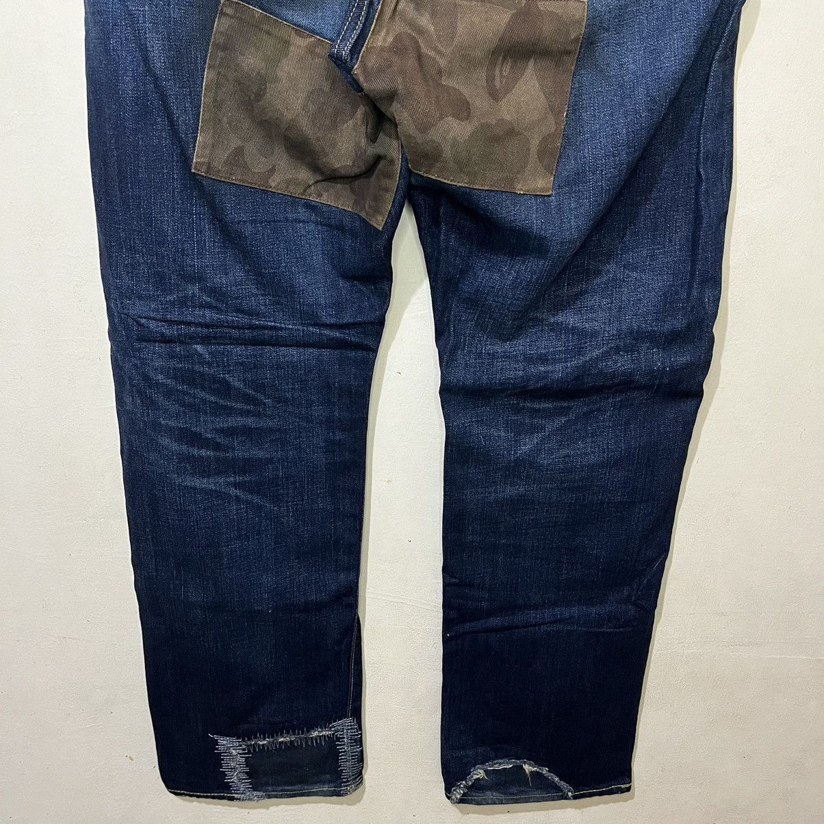 Bape Rare OG Bape Sta Patchwork Denim Pants Size US 38 / EU 54 - 15 Thumbnail