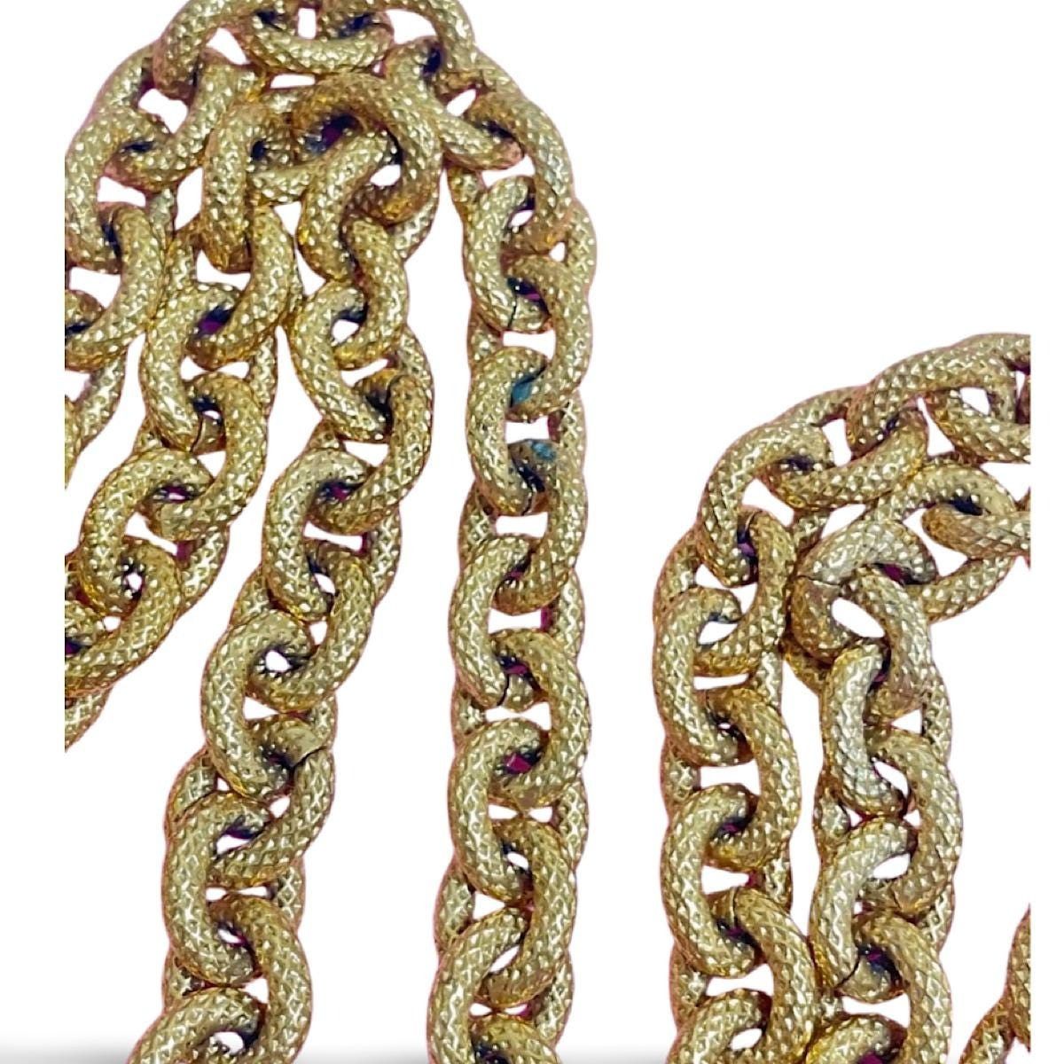 Chanel Vintage CHANEL heavy chain necklace with large and small cc Size ONE SIZE - 6 Thumbnail