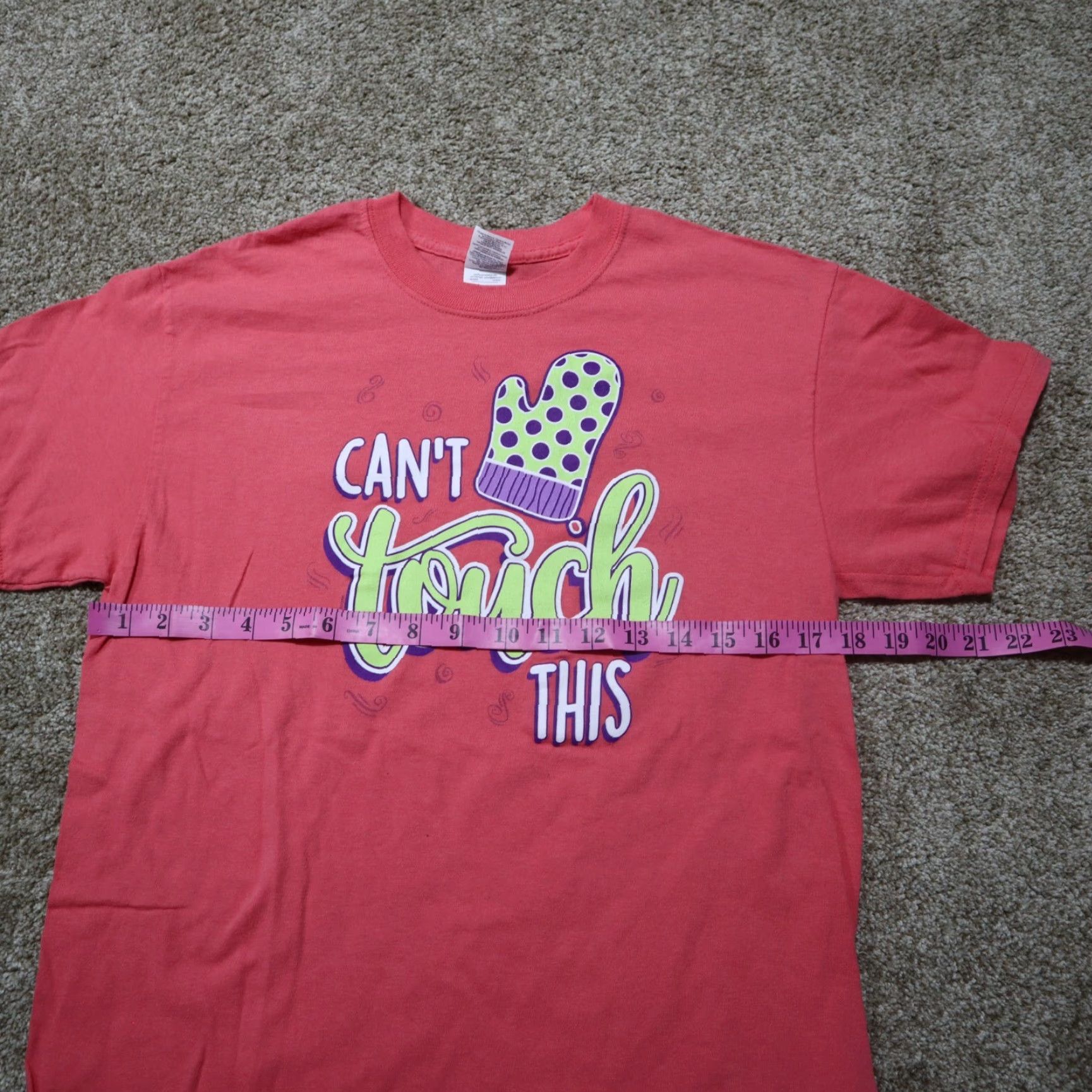 Vintage Can't Touch This Tee T-Shirt Pink Unisex Adults Regular Size M Men's Shirt Short Sleeve 100% Cotton Artopia.com Size US M / EU 48-50 / 2 - 4 Thumbnail