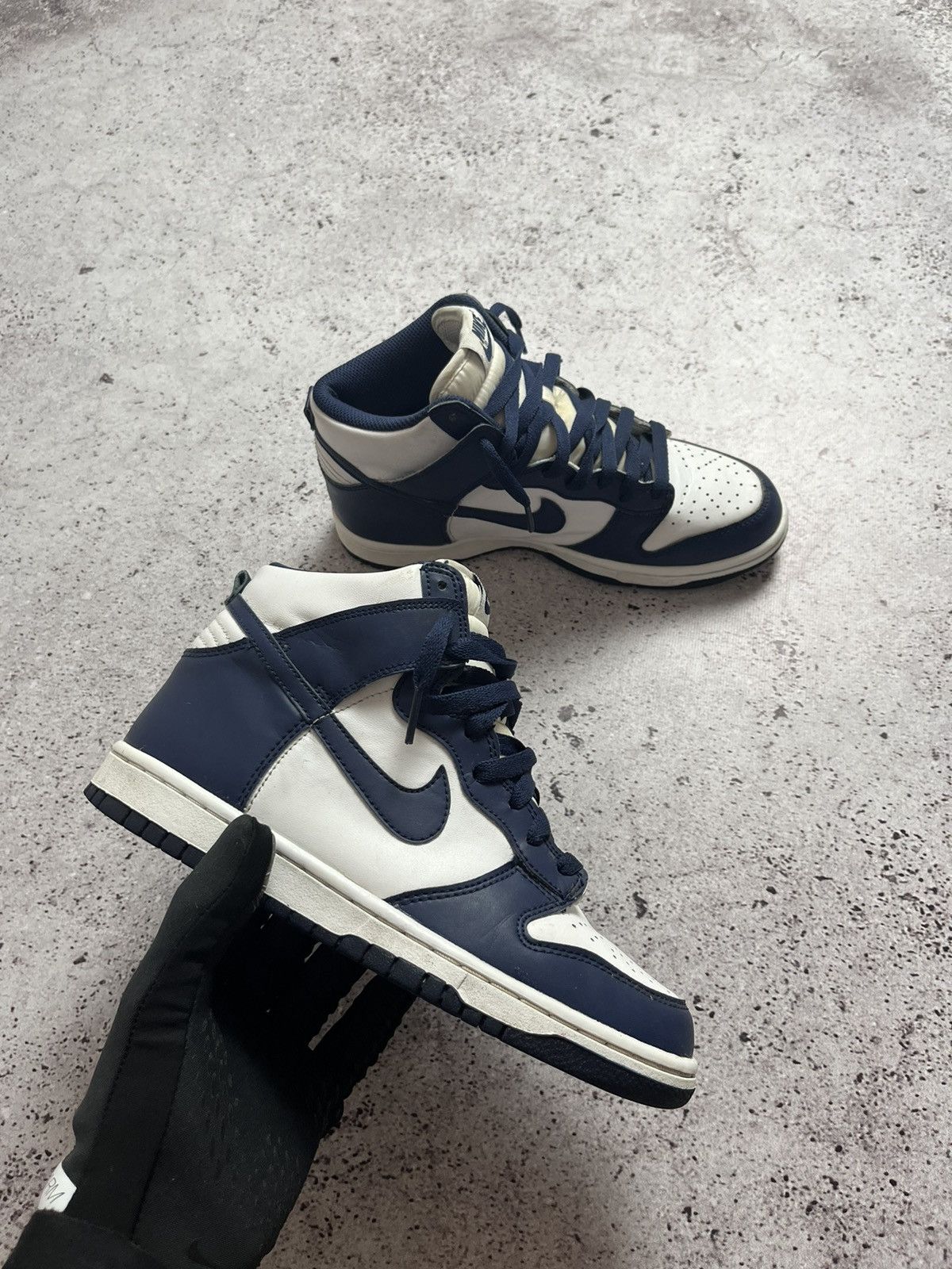 Nike Nike Dunk High Midnight Navy DB2179-104 Size US 5.5 / EU 38 - 1 Thumbnail