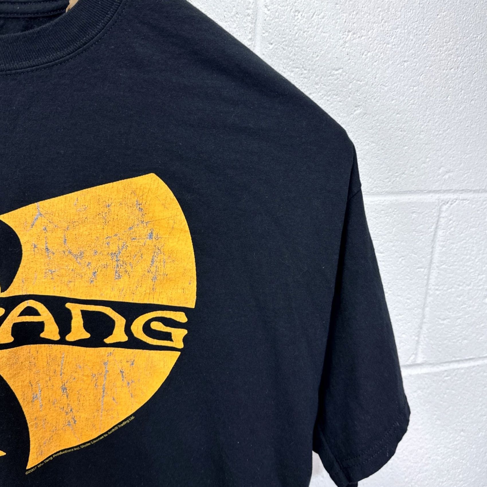Anvil VINTAGE Wu Tang Clan T Shirt 3XL Rap Tee Method Tour Rage against the Machine Shirt Mens Black Cotton Crew Neck Short Sleeve Graphic Print 2000s Size US XXL / EU 58 / 5 - 6 Thumbnail
