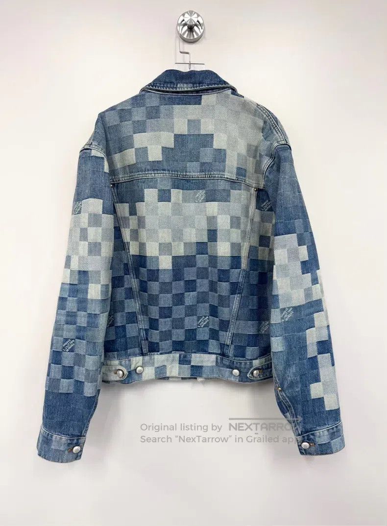Louis Vuitton Louis Vuitton Fei Dong Co-branded Blue Mosaic Effect Denim Size US M / EU 48-50 / 2 - 2 Thumbnail