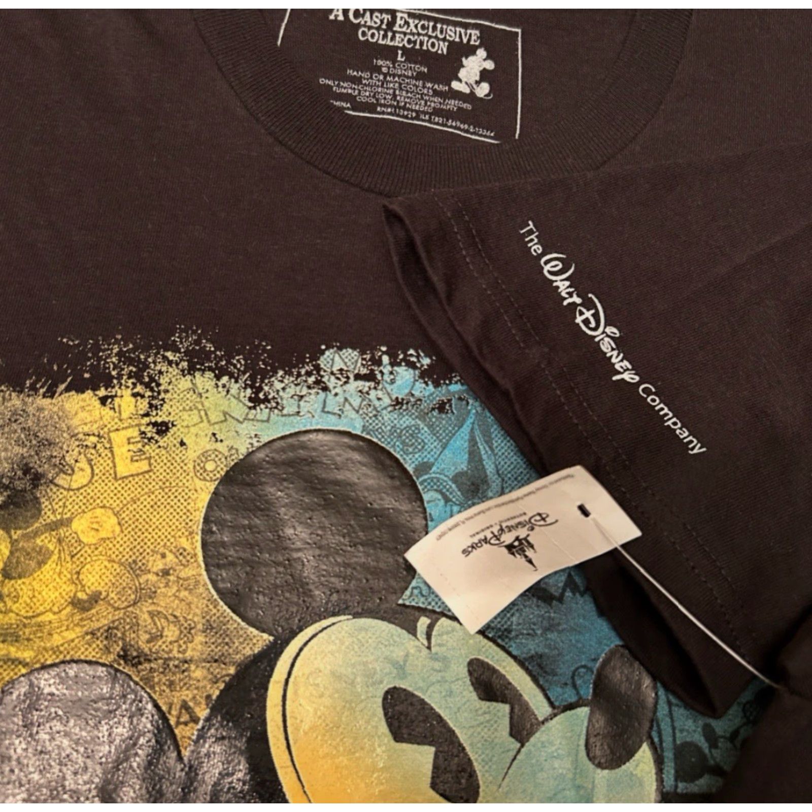 Disney Disney Walt T-Shirt Mens L Black Cast Exclusive Collection Mickey Mouse Size US L / EU 52-54 / 3 - 2 Thumbnail