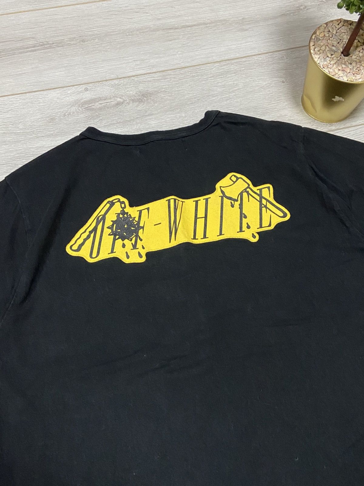 Off-White Off White FFF vintage Horrors Patch Tee big logo Size US XL / EU 56 / 4 - 9 Thumbnail